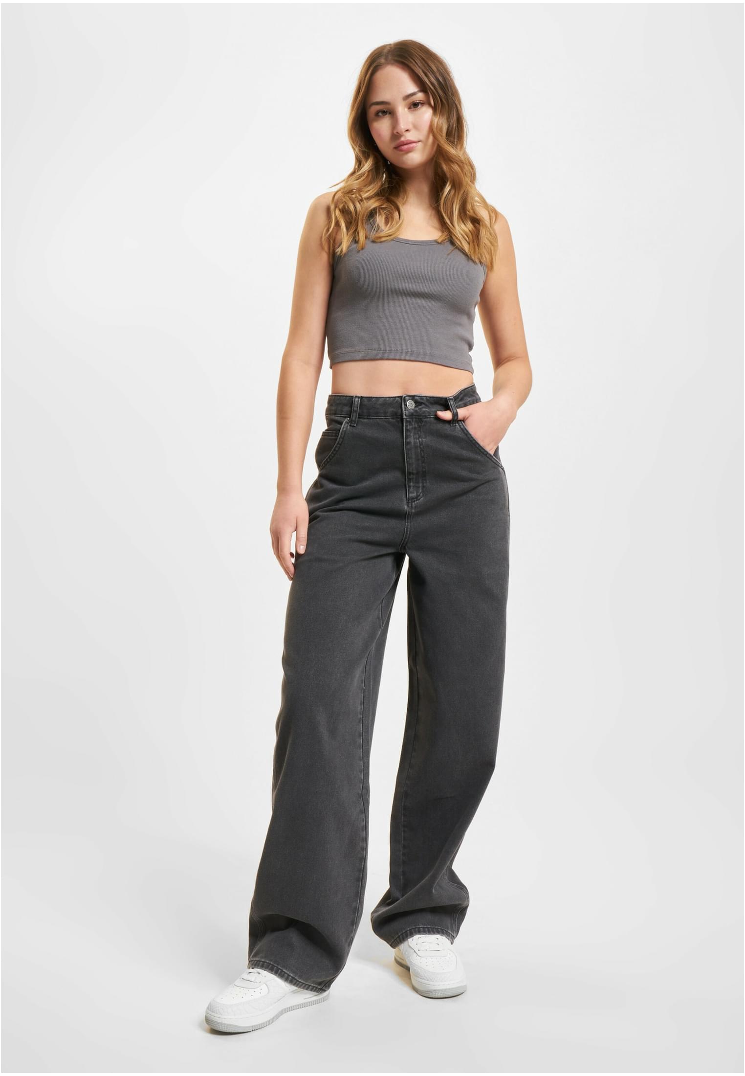 DEF Jeans Straight Fit anthra washed