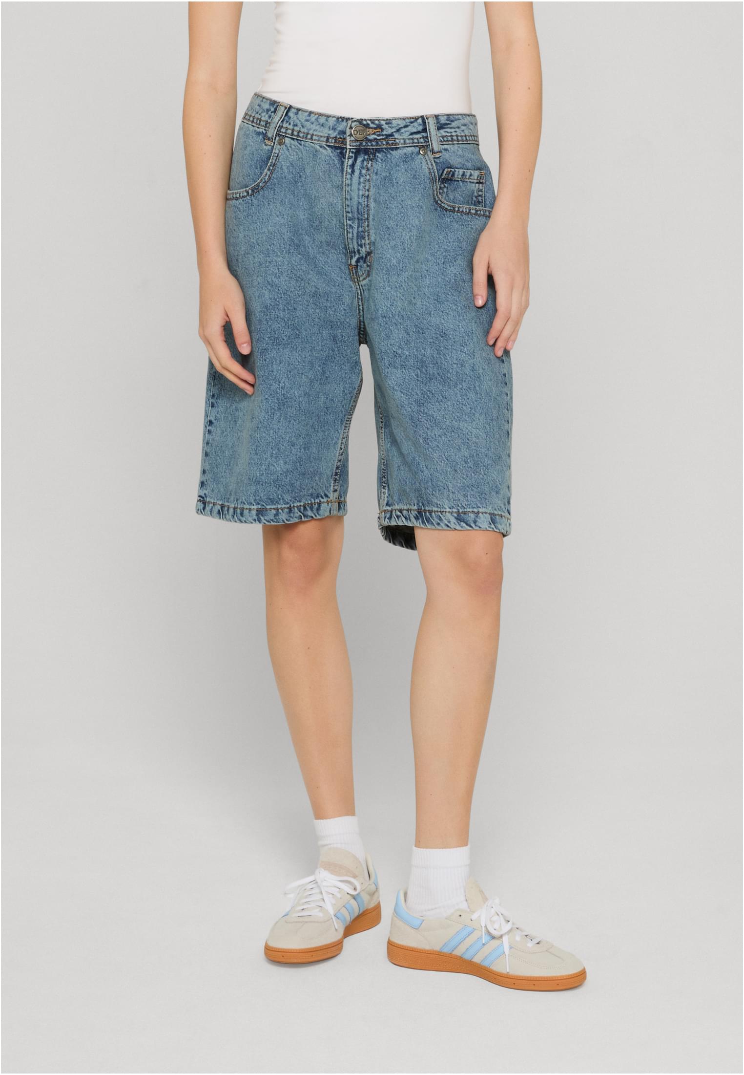 DEF Pantaloncini SKATER midbluewashed