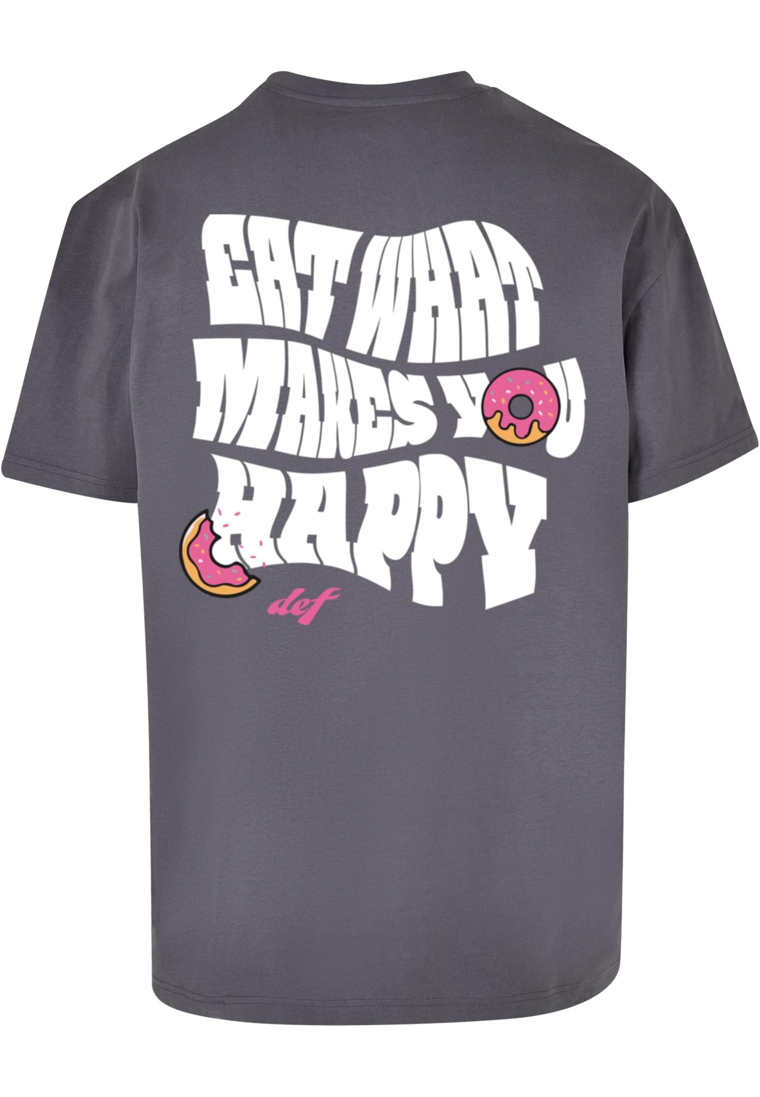 DEF Maglietta HAPPY darkgrey