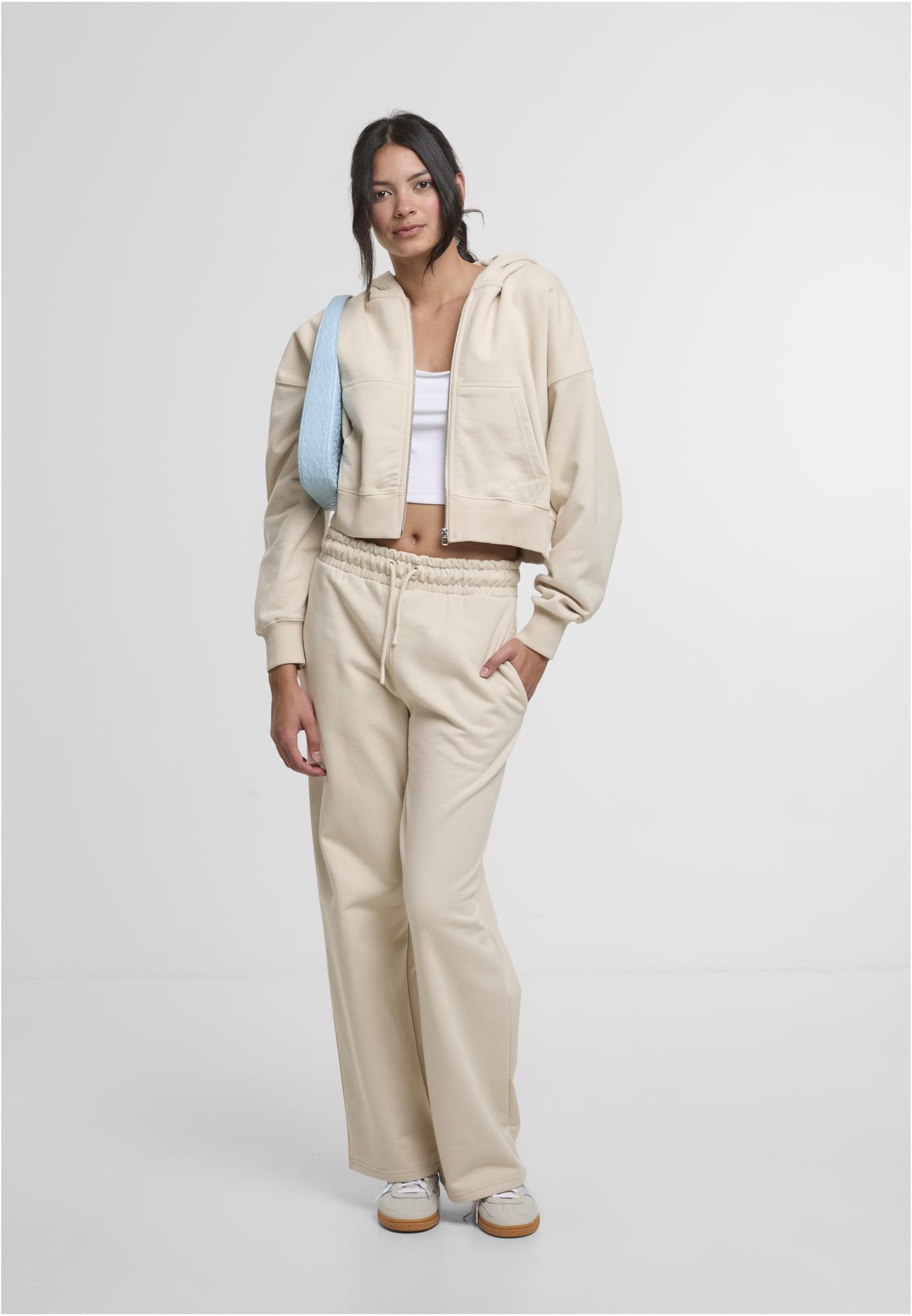 DEF Felpa con cappuccio Zip whitecap