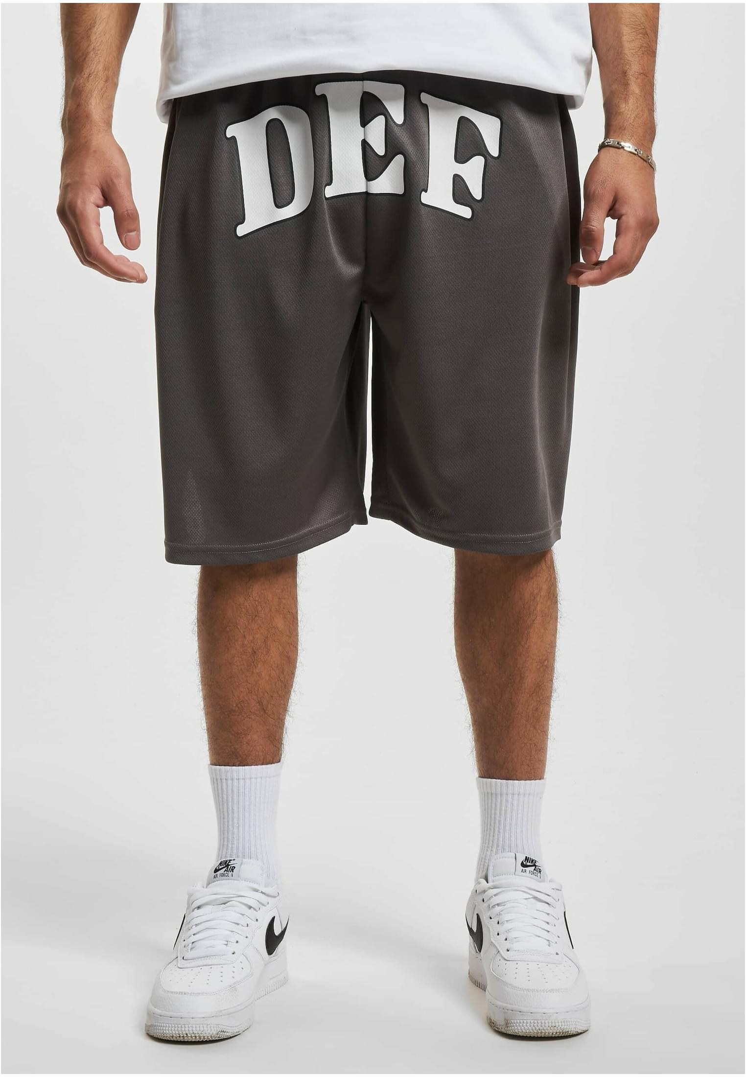 DEF Pantaloncini PRINT anthracite
