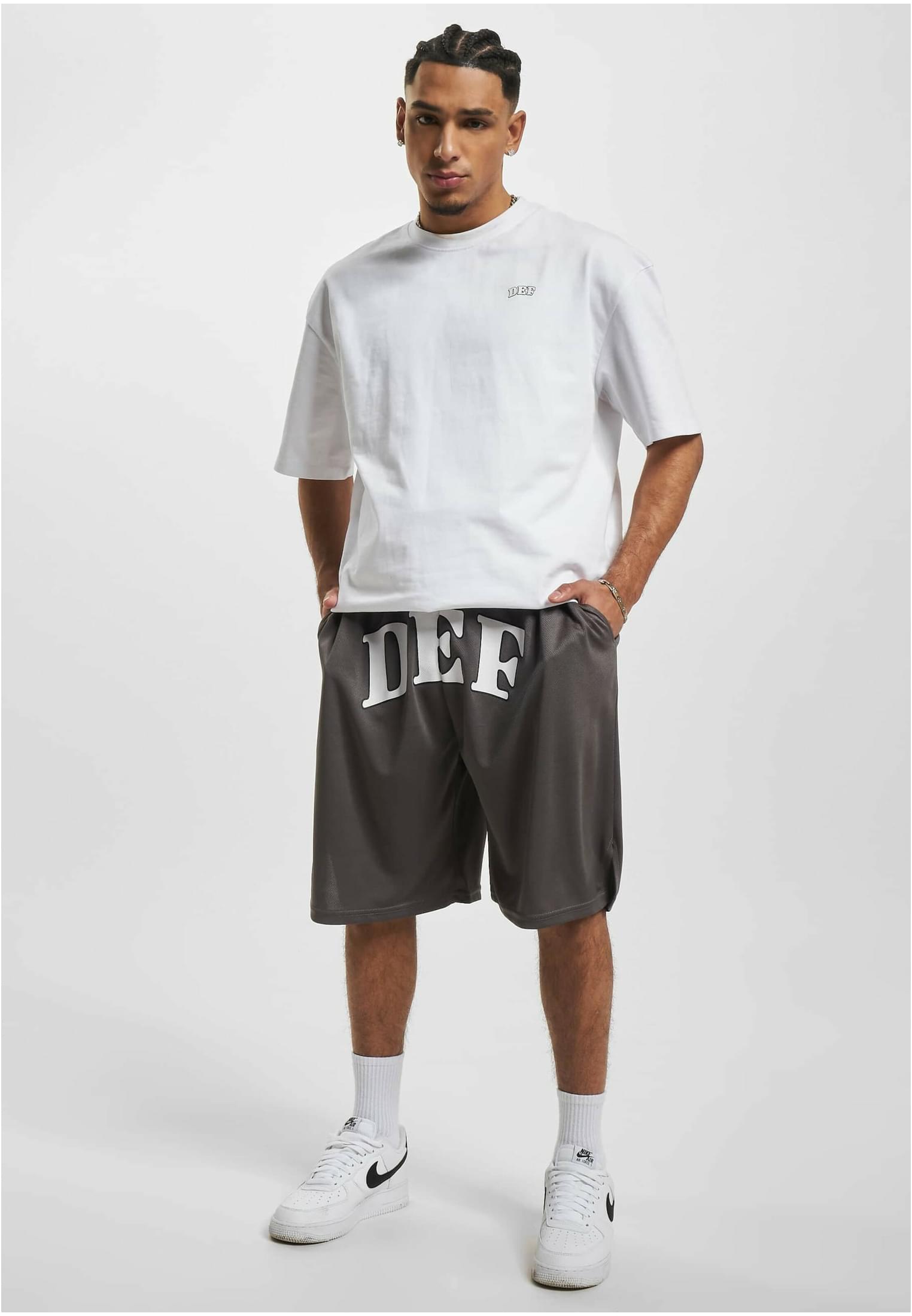 DEF Pantaloncini PRINT anthracite