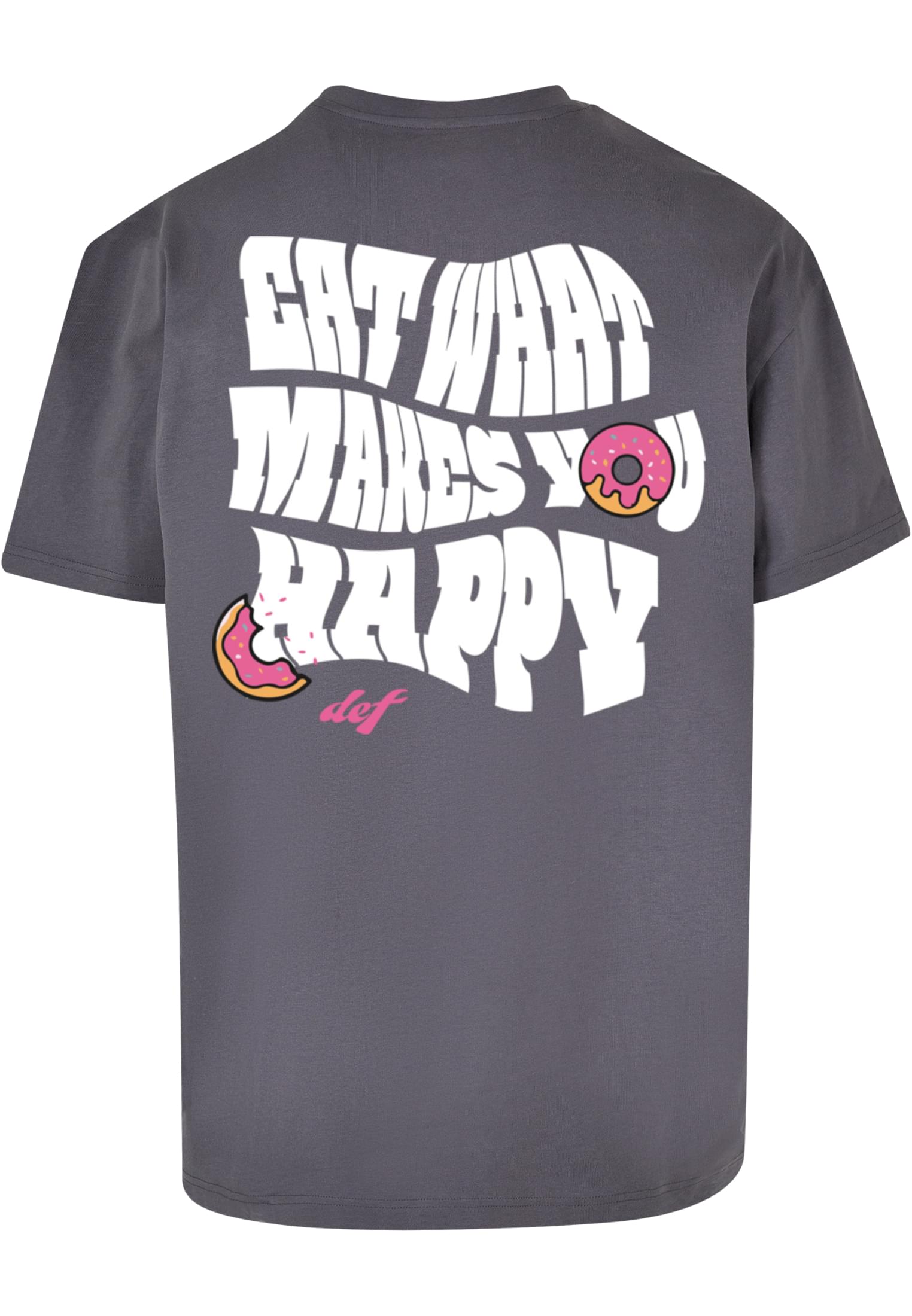 DEF Maglietta HAPPY darkgrey