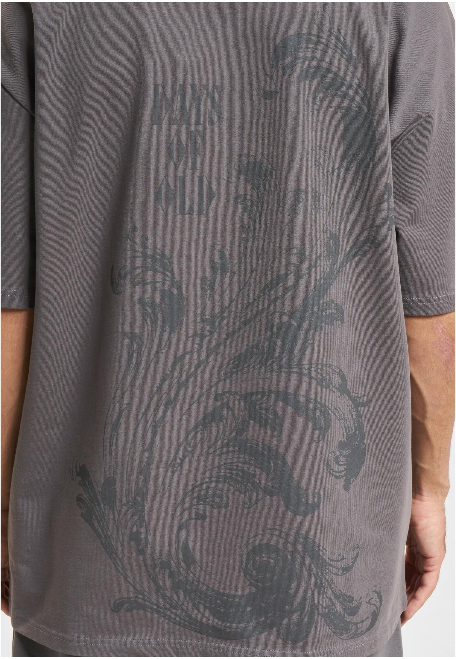 DEF Maglietta Flourish anthracite washed