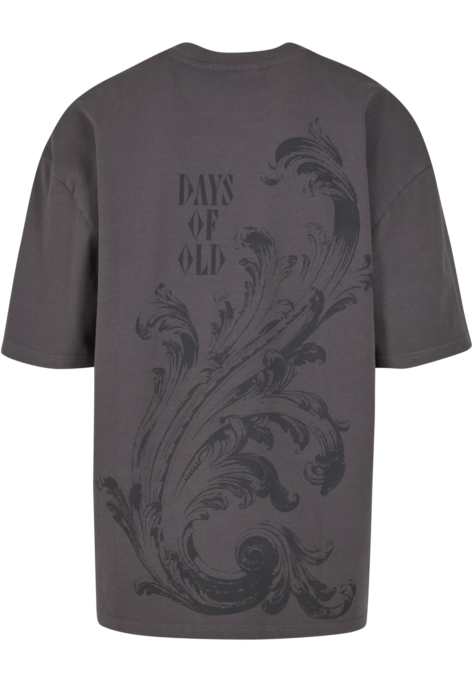 DEF Maglietta Flourish anthracite washed