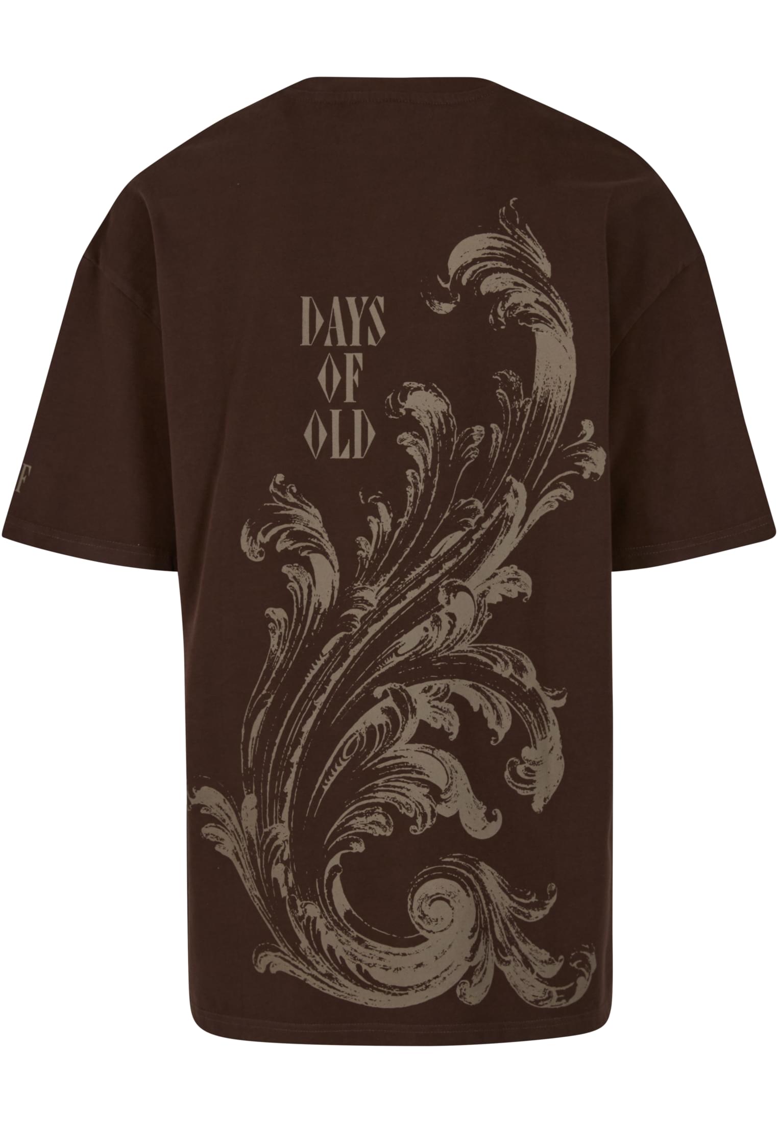 DEF Maglietta Flourish chocolate washed