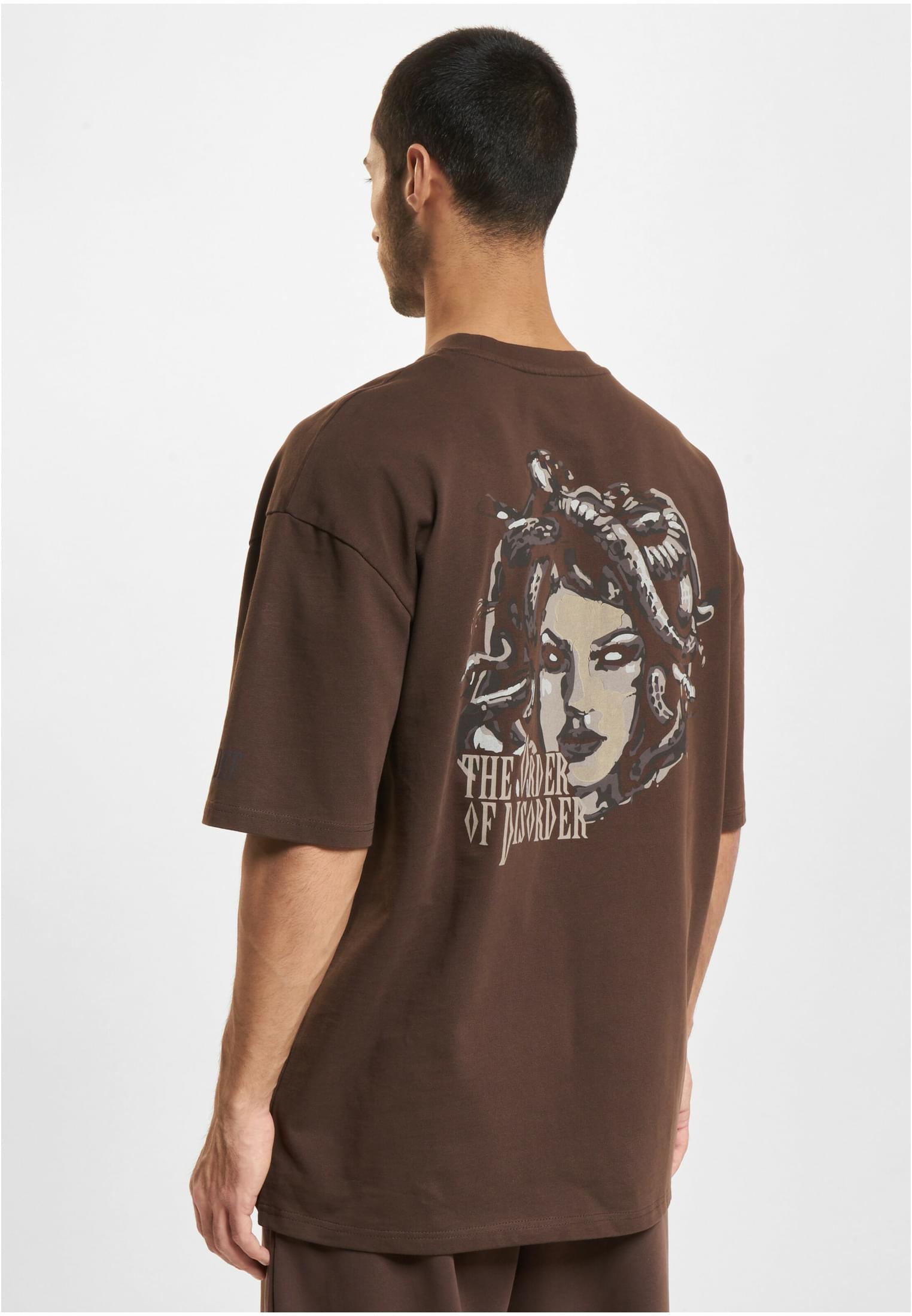 DEF Maglietta Medusa chocolate washed