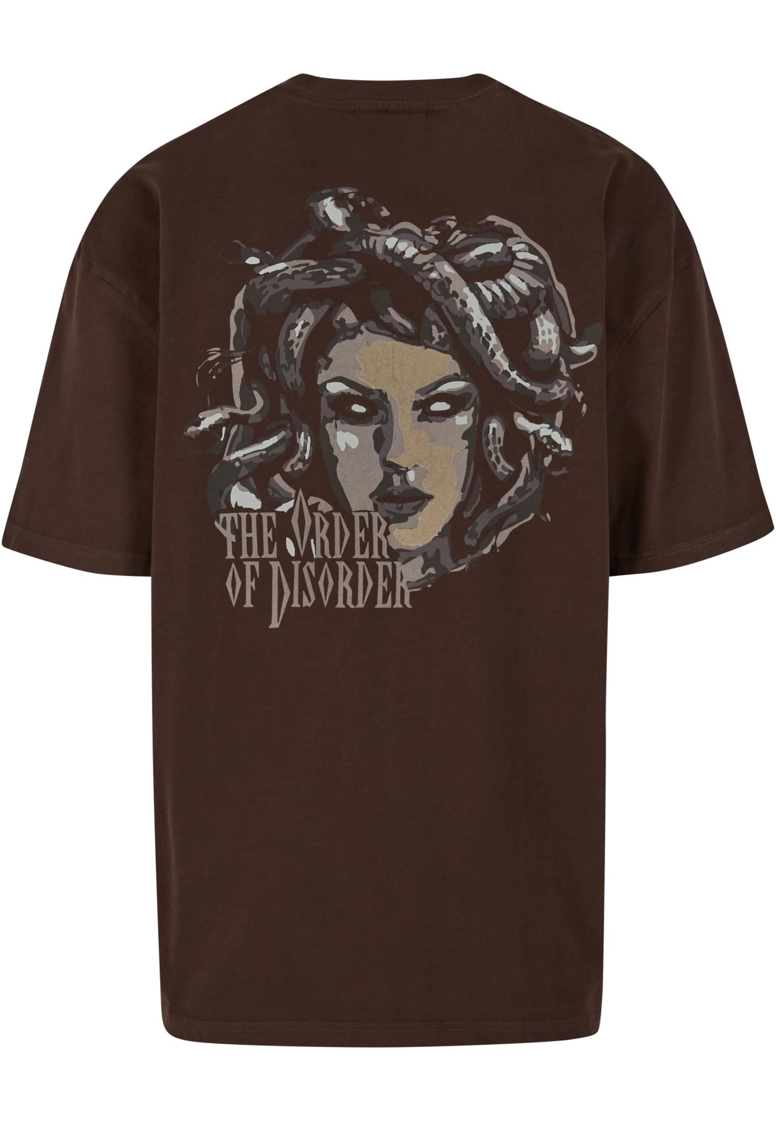 DEF Maglietta Medusa chocolate washed