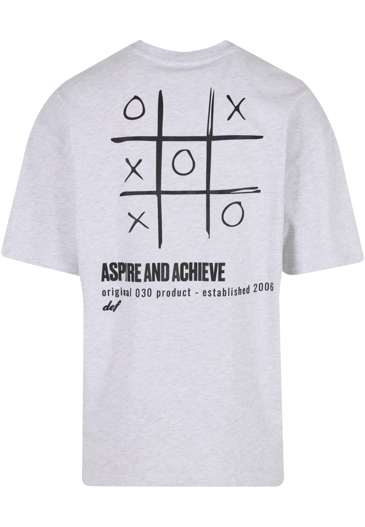 DEF Maglietta TICTACTOE greymelange