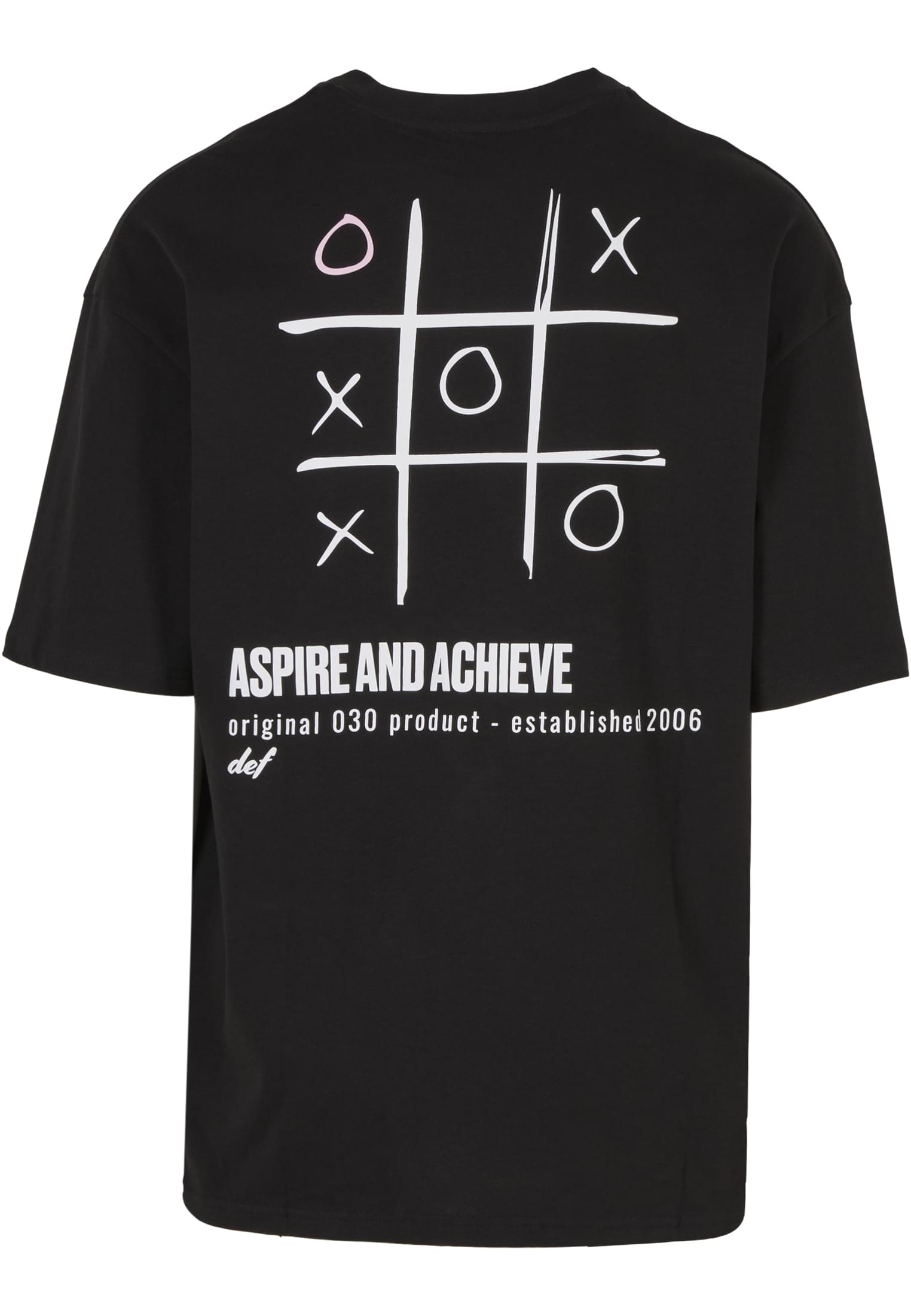 DEF Maglietta TICTACTOE jetblack