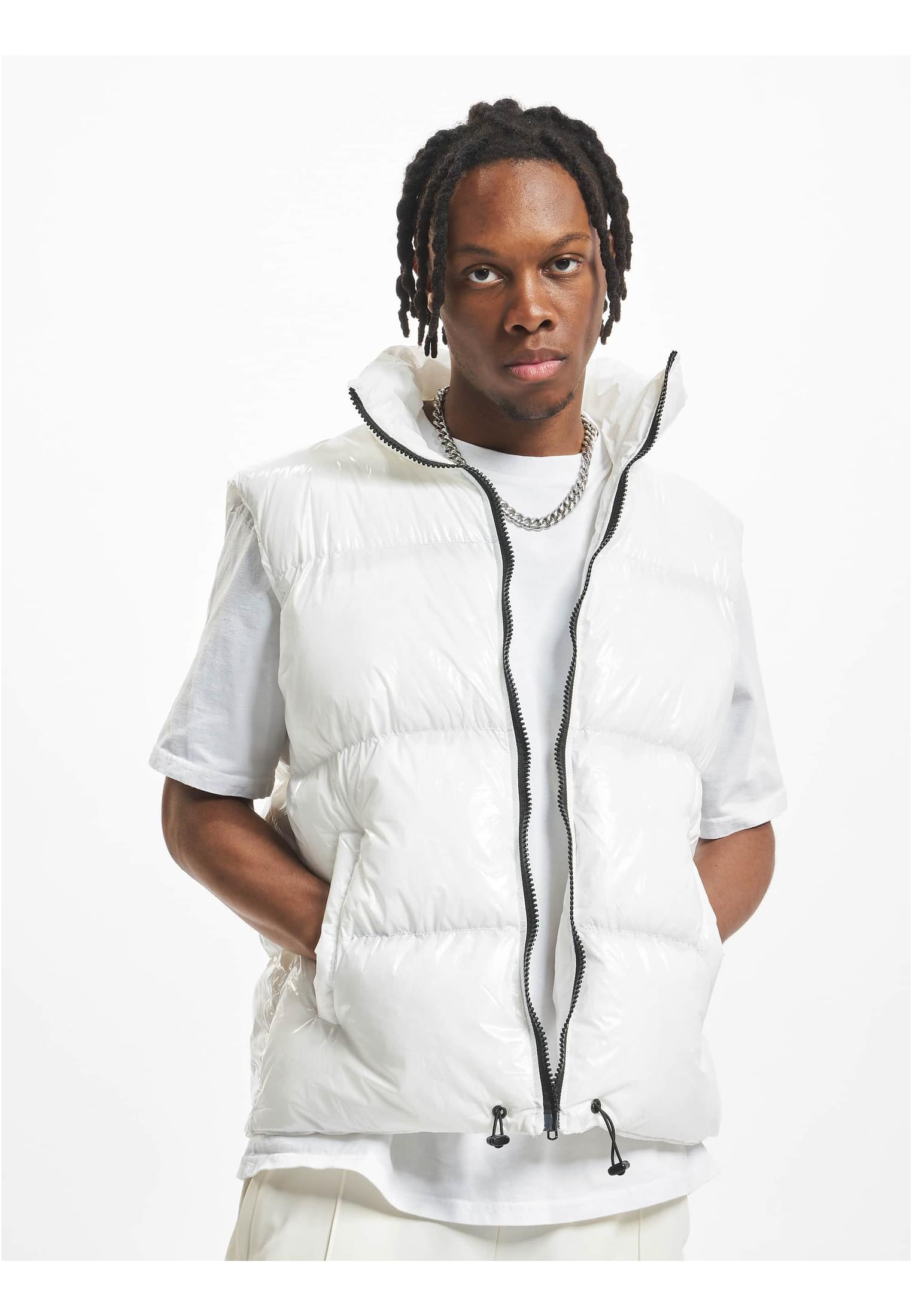 DEF Shiny Puffer vest-DFVE104