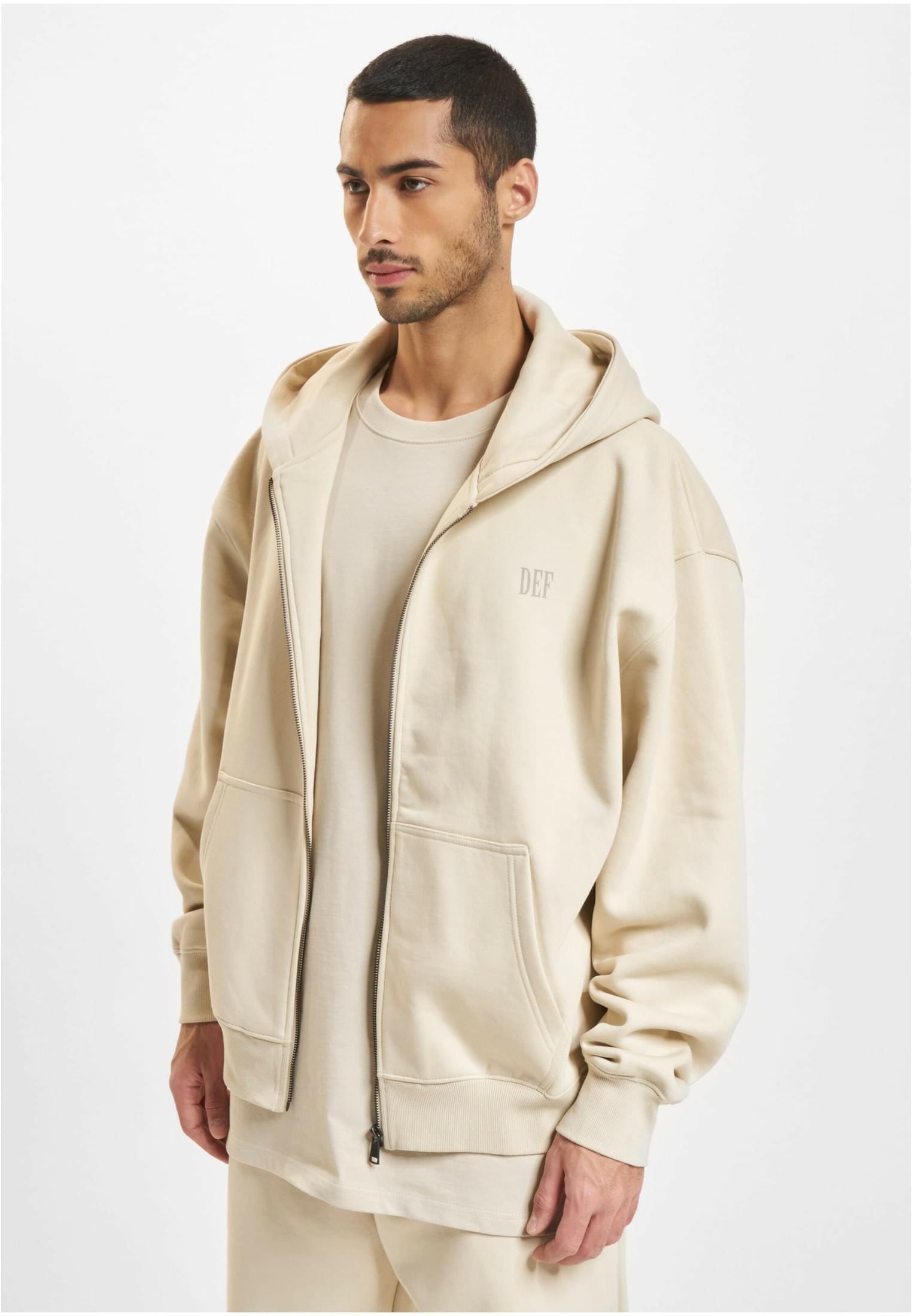 DEF Felpa con cappuccio Zip