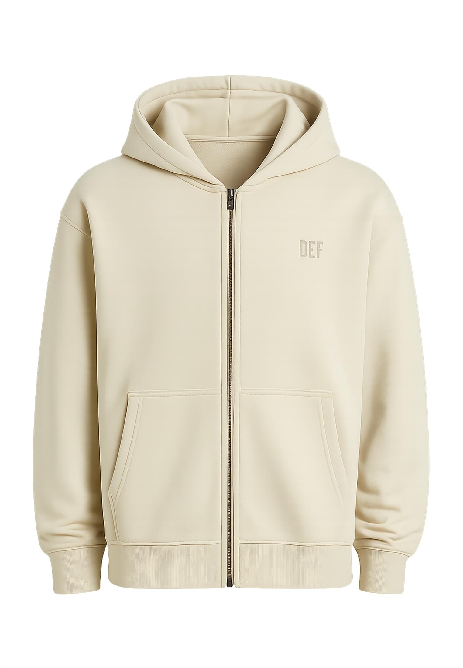 DEF Felpa con cappuccio Zip