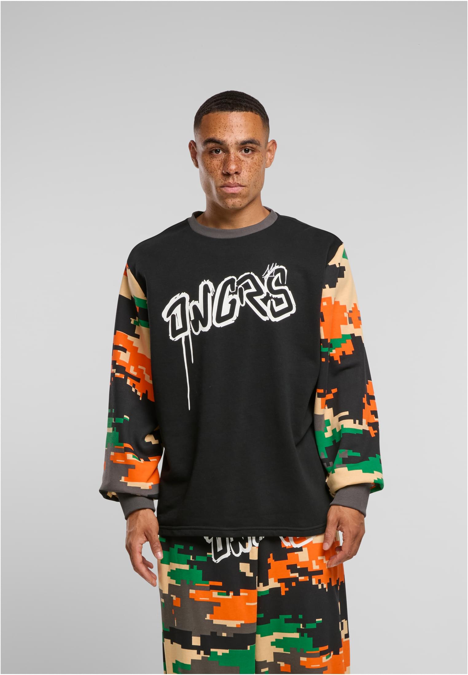 Dangerous DNGRS Maglione Mellow pixelcamouflage/black