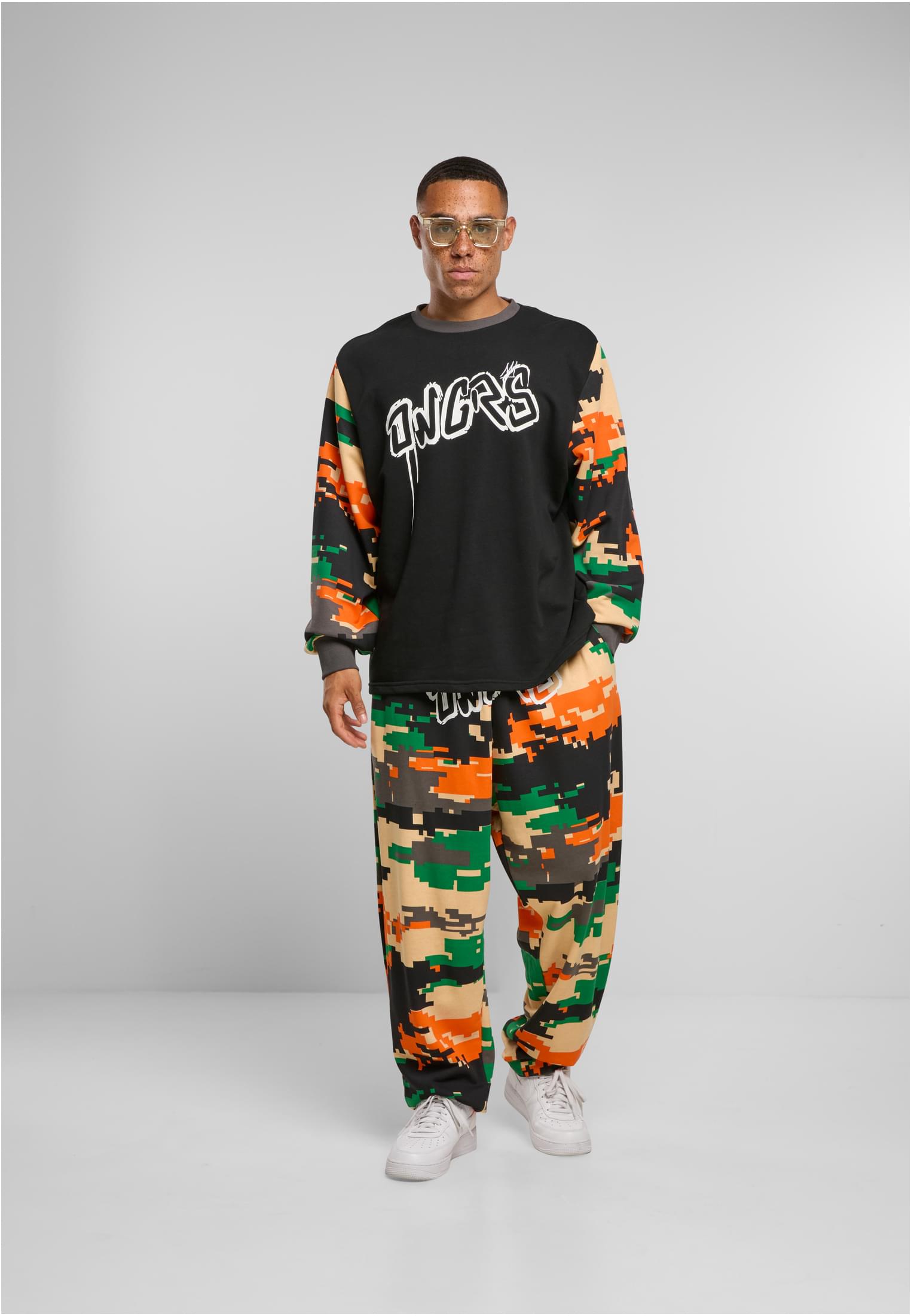 Dangerous DNGRS Maglione Mellow pixelcamouflage/black