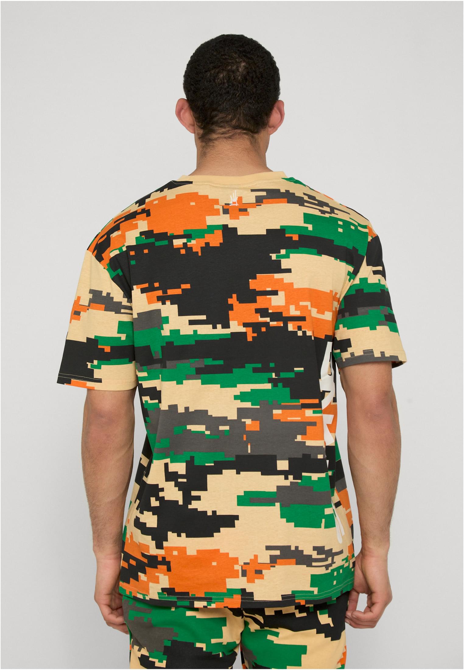 Dangerous DNGRS Maglietta Electric pixelcamouflage/white
