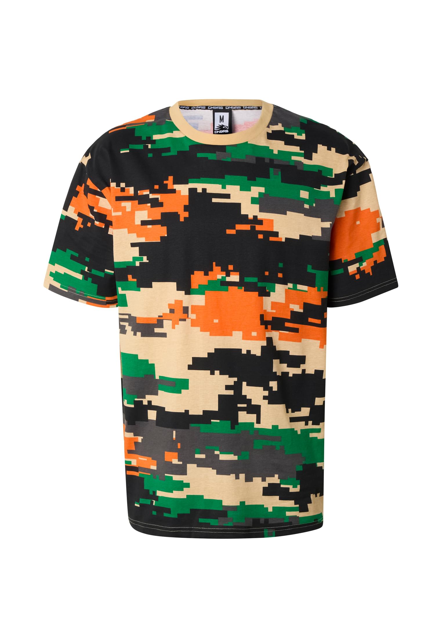 Dangerous DNGRS Maglietta Electric pixelcamouflage/white