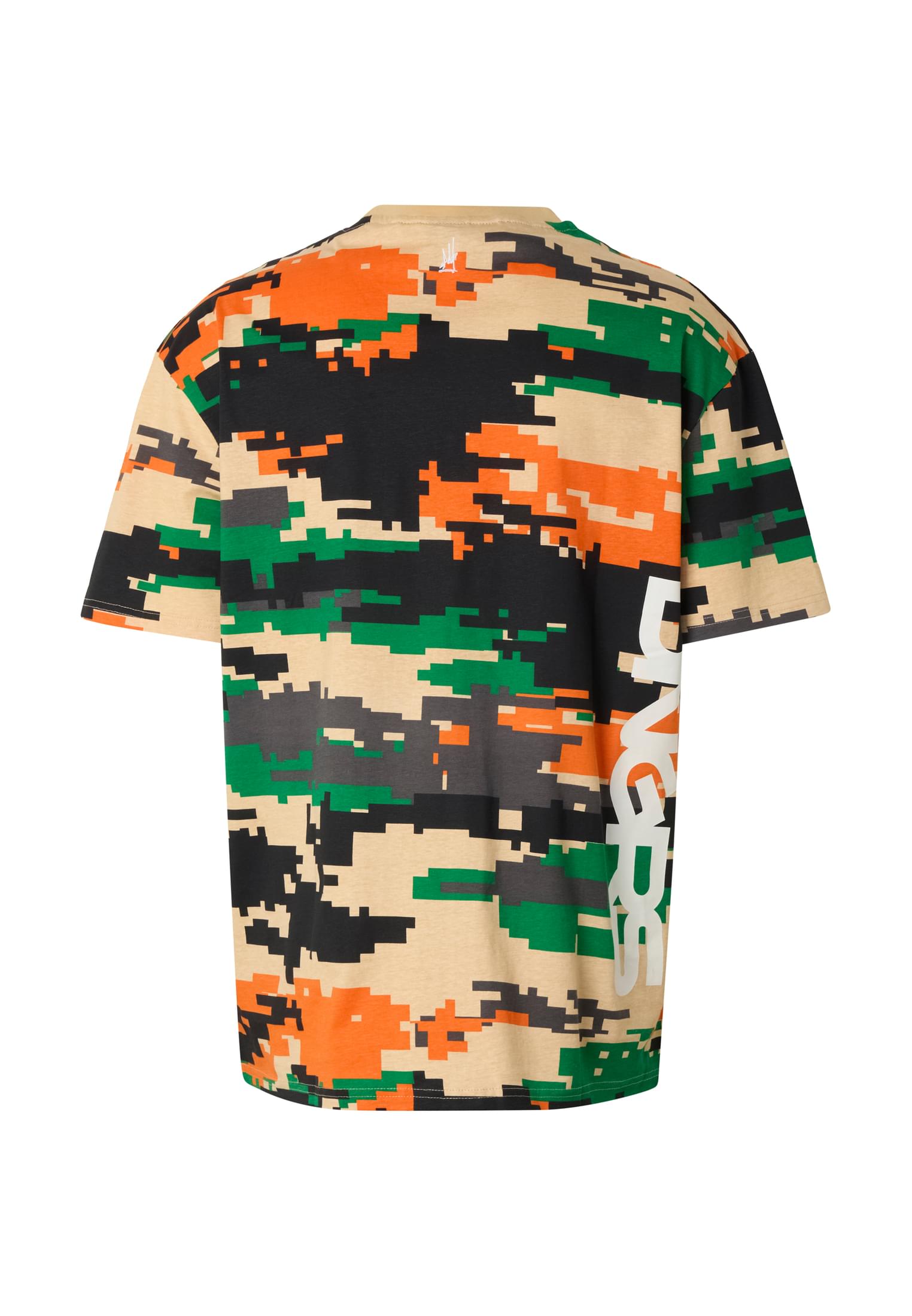 Dangerous DNGRS Maglietta Electric pixelcamouflage/white