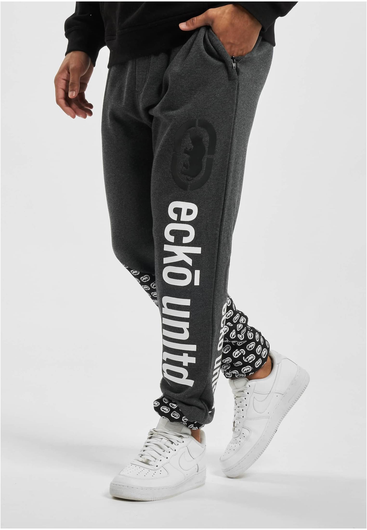 Ecko Unltd. Pantaloni della tuta Big anthracite/black