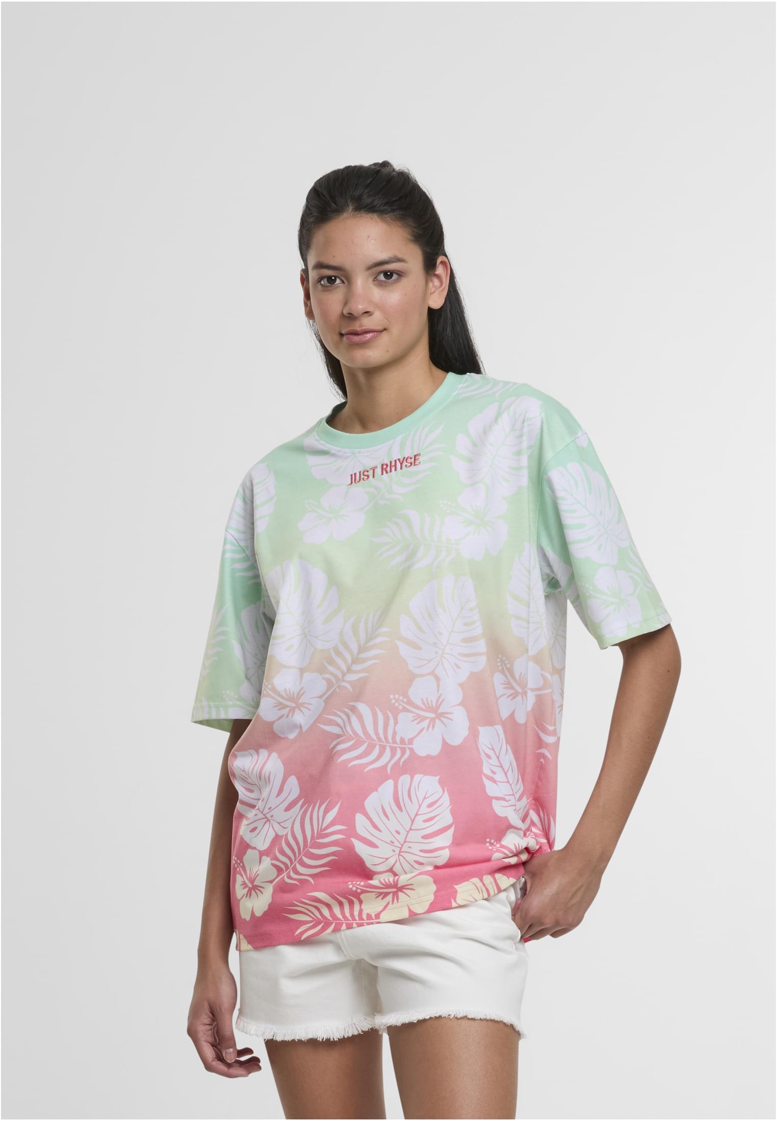 Just Rhyse Maglietta Holidays coral/lime