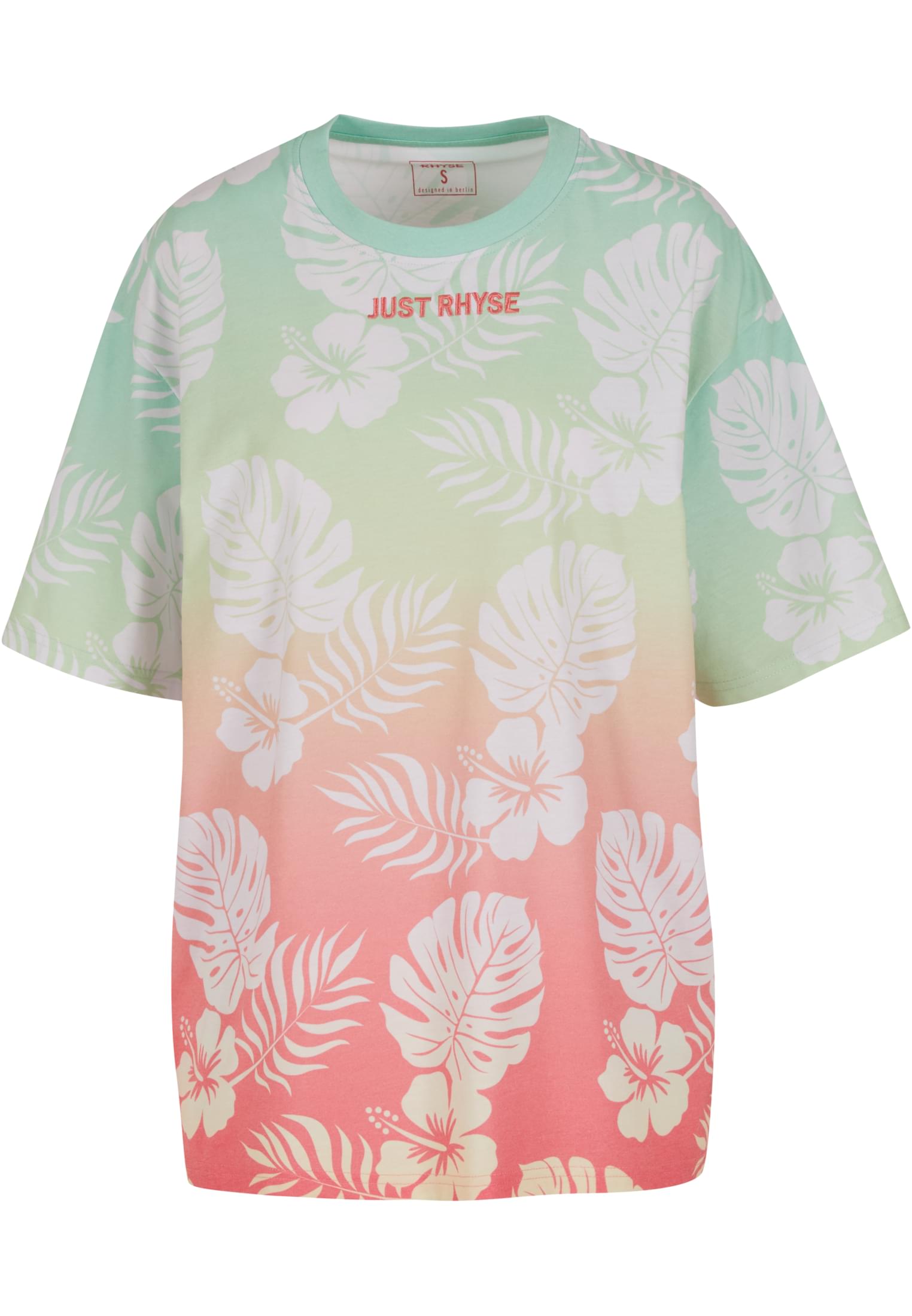 Just Rhyse Maglietta Holidays coral/lime