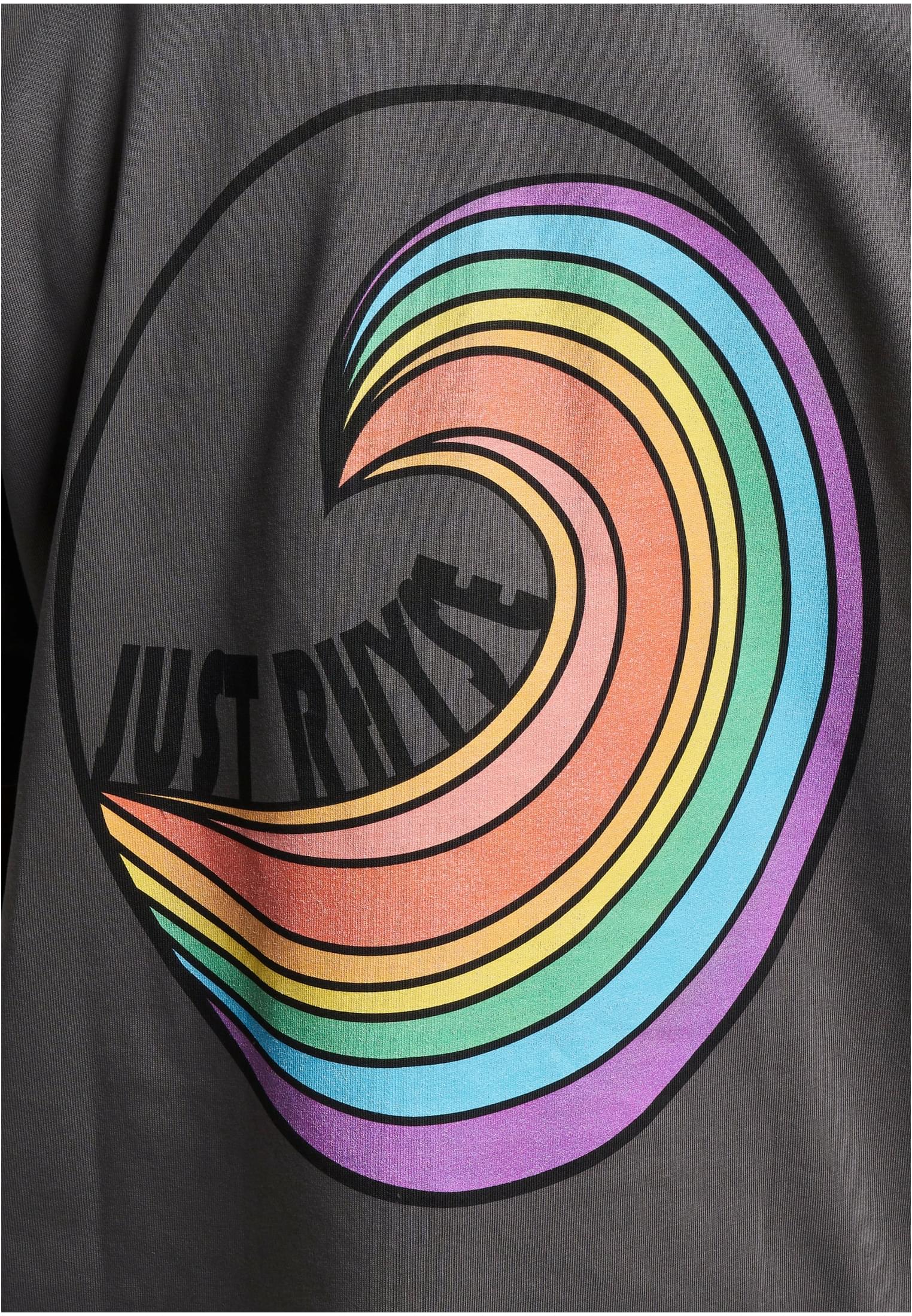 Just Rhyse Maglietta RainbowWave darkgrey