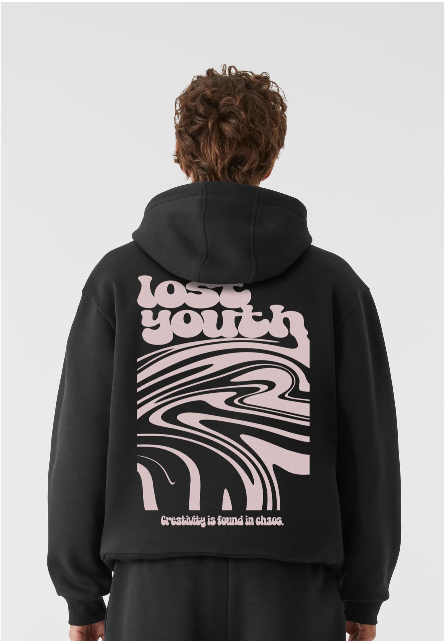 Lost Youth Felpa con cappuccio OVERSIZED CHAOS FLOW