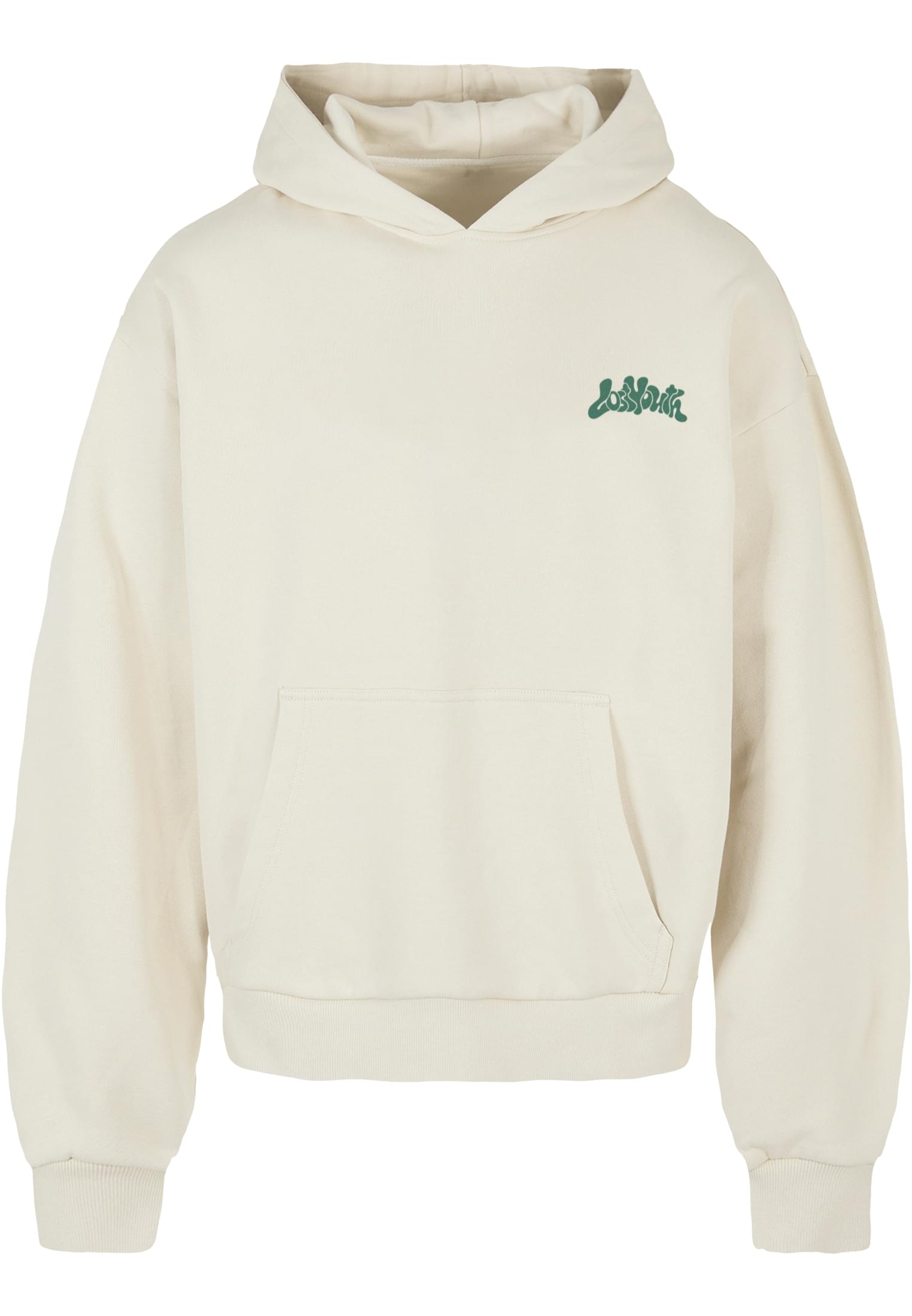 Lost Youth Felpa con cappuccio OVERSIZED COVER STORY whitesand