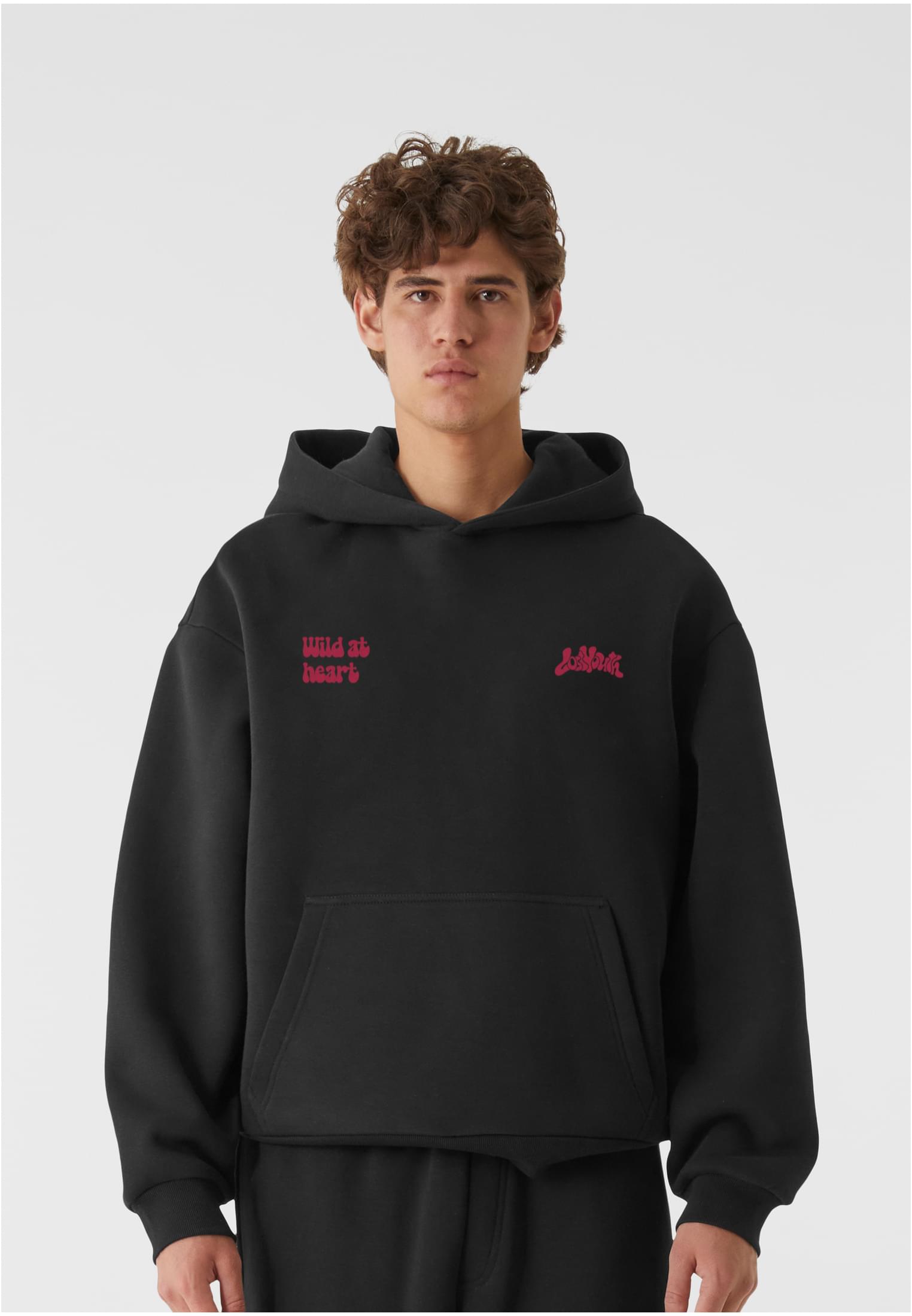 Lost Youth Felpa con cappuccio OVERSIZED WILD AT HEART