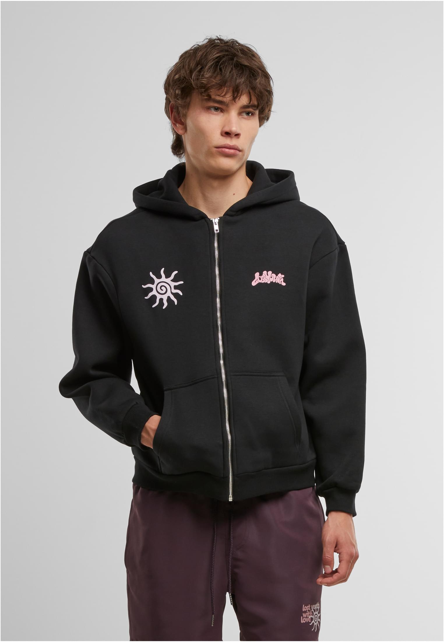 Lost Youth Felpa con cappuccio Oversized Zip With Love