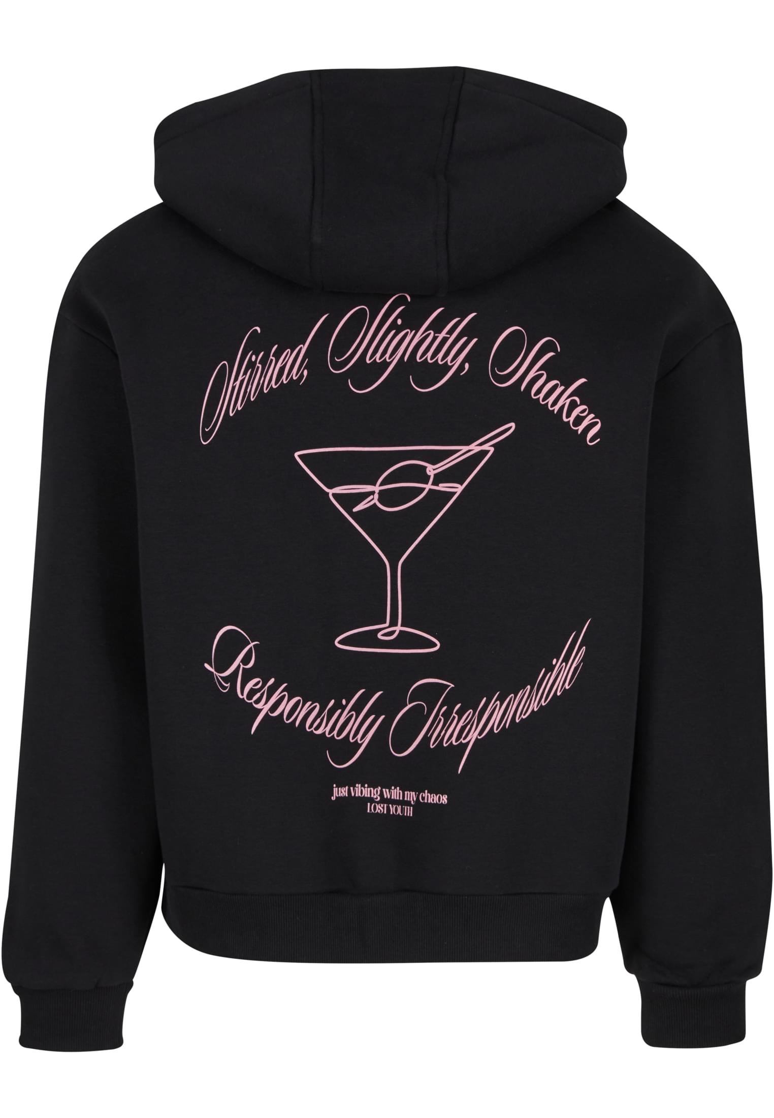 Lost Youth Felpa con cappuccio Oversized zip Responsibly Irresponsible