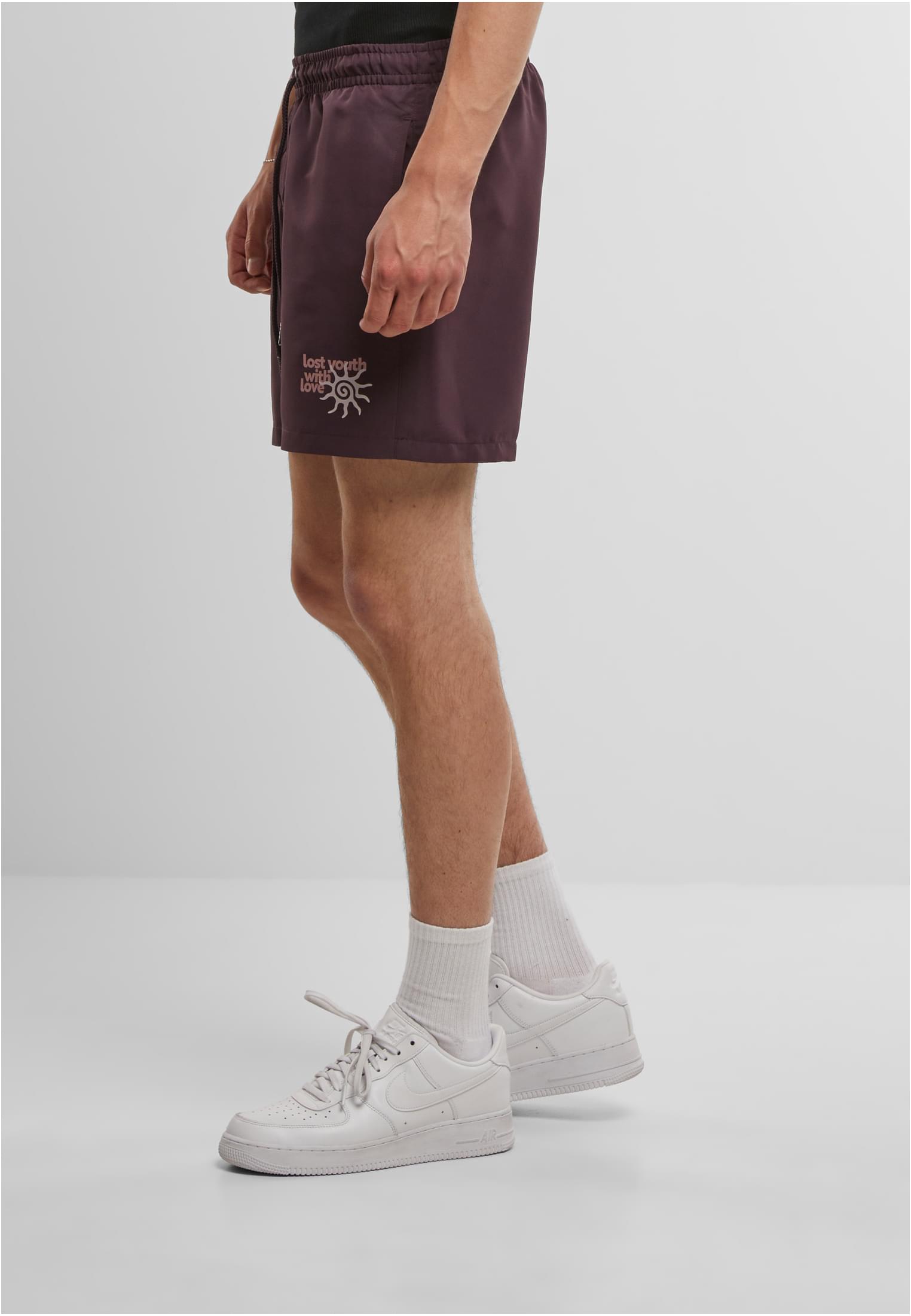Lost Youth Pantaloncini Swim With Love plumpurple
