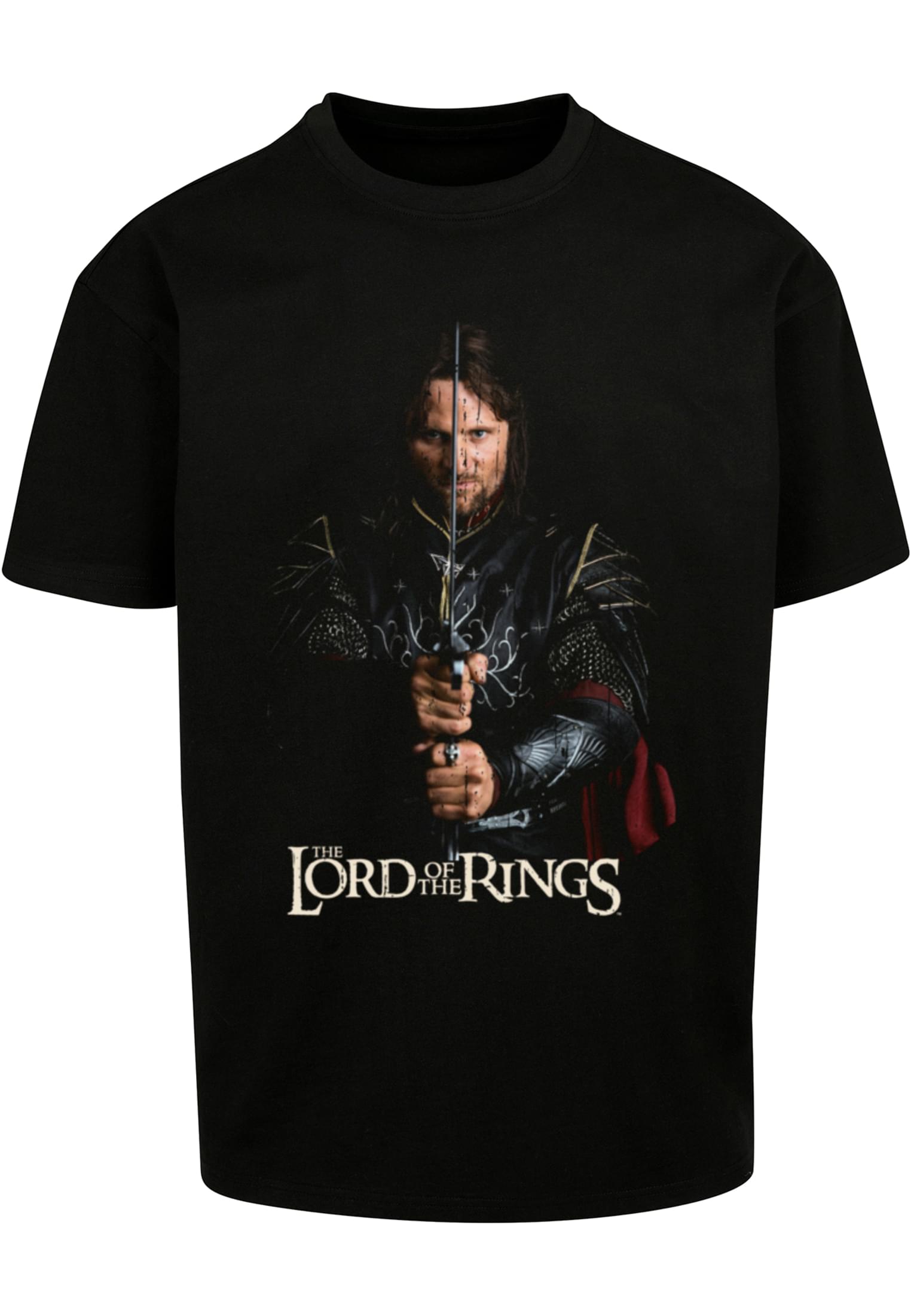 Merchcode Maglietta Lord of the Rings Aragorn Heavy Oversize