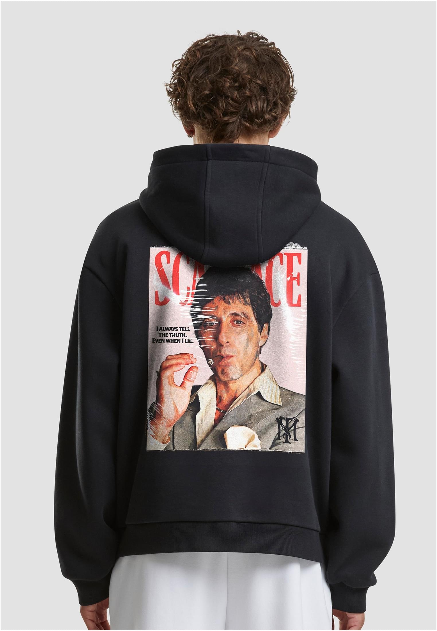 Merchcode Felpa con cappuccio Scarface Magazine Cover Fluffy