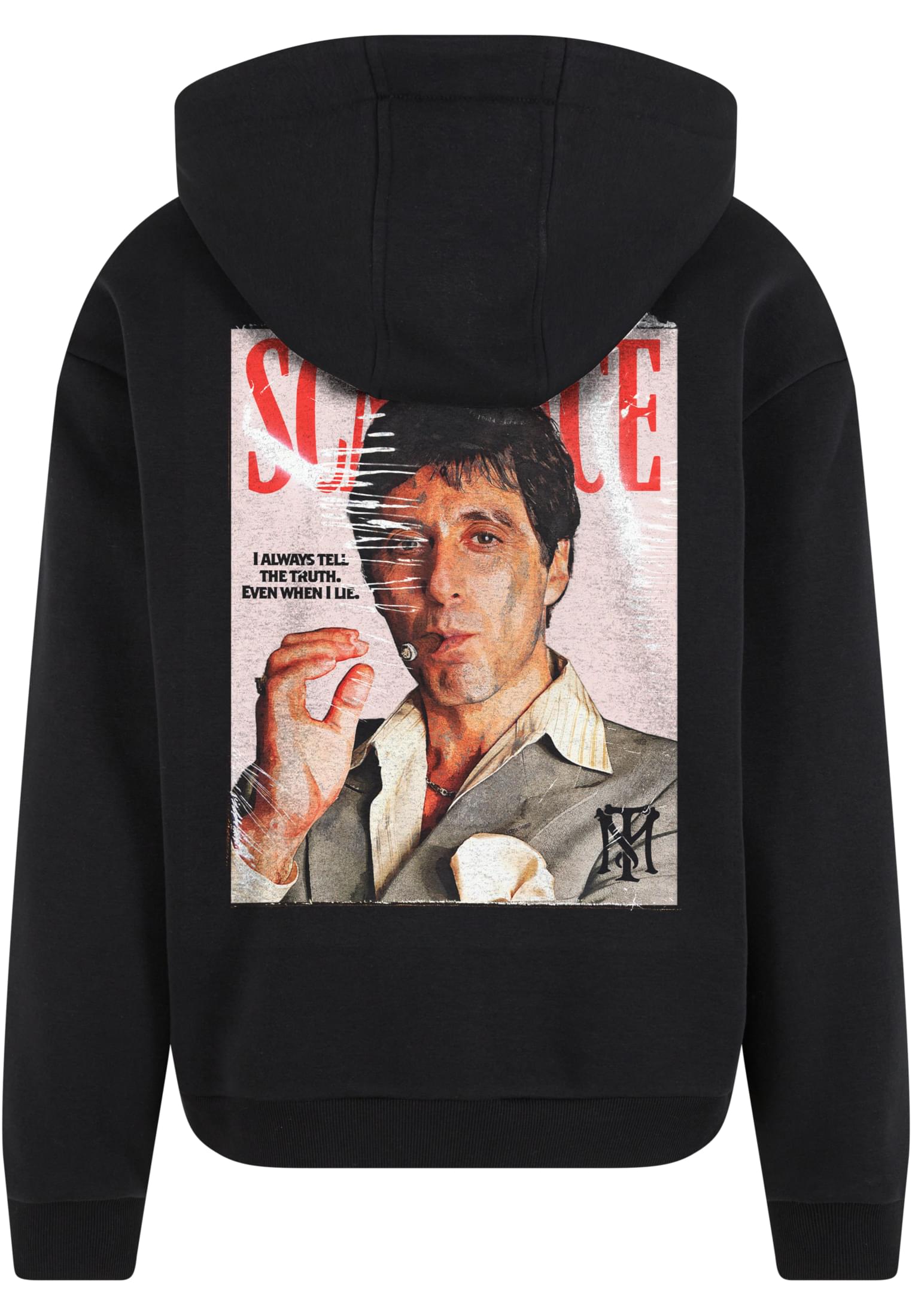 Merchcode Felpa con cappuccio Scarface Magazine Cover Fluffy