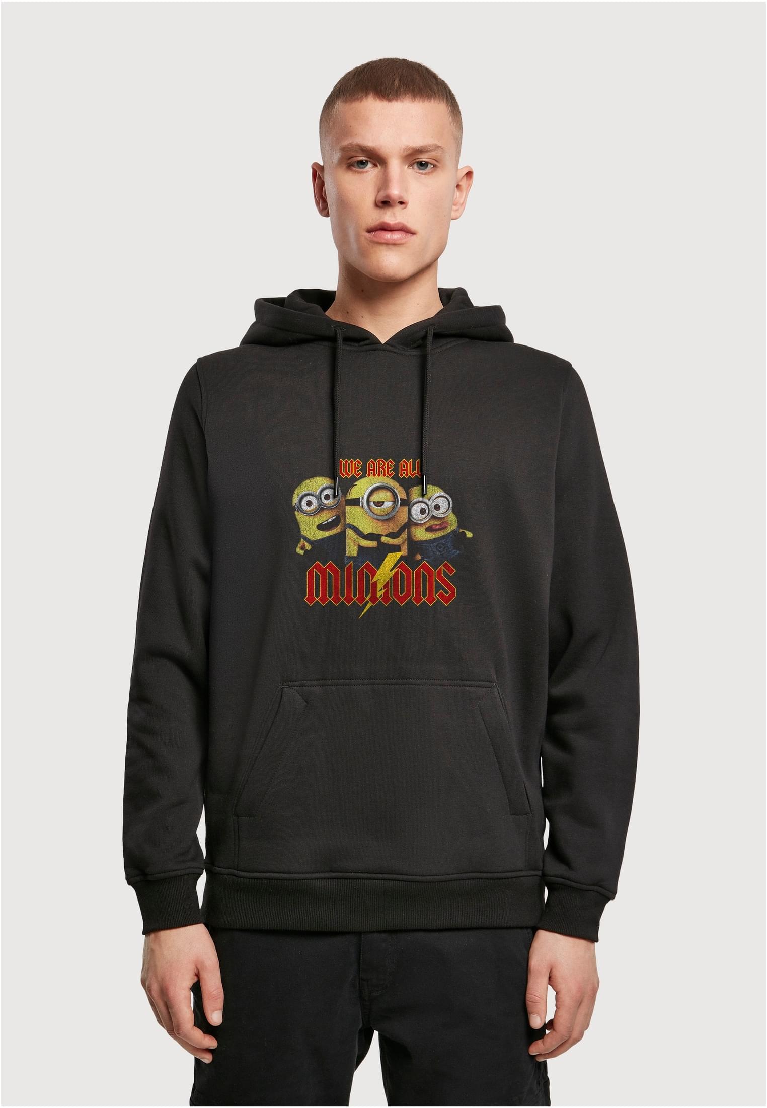 Merchcode Felpa con cappuccio Minions We are all