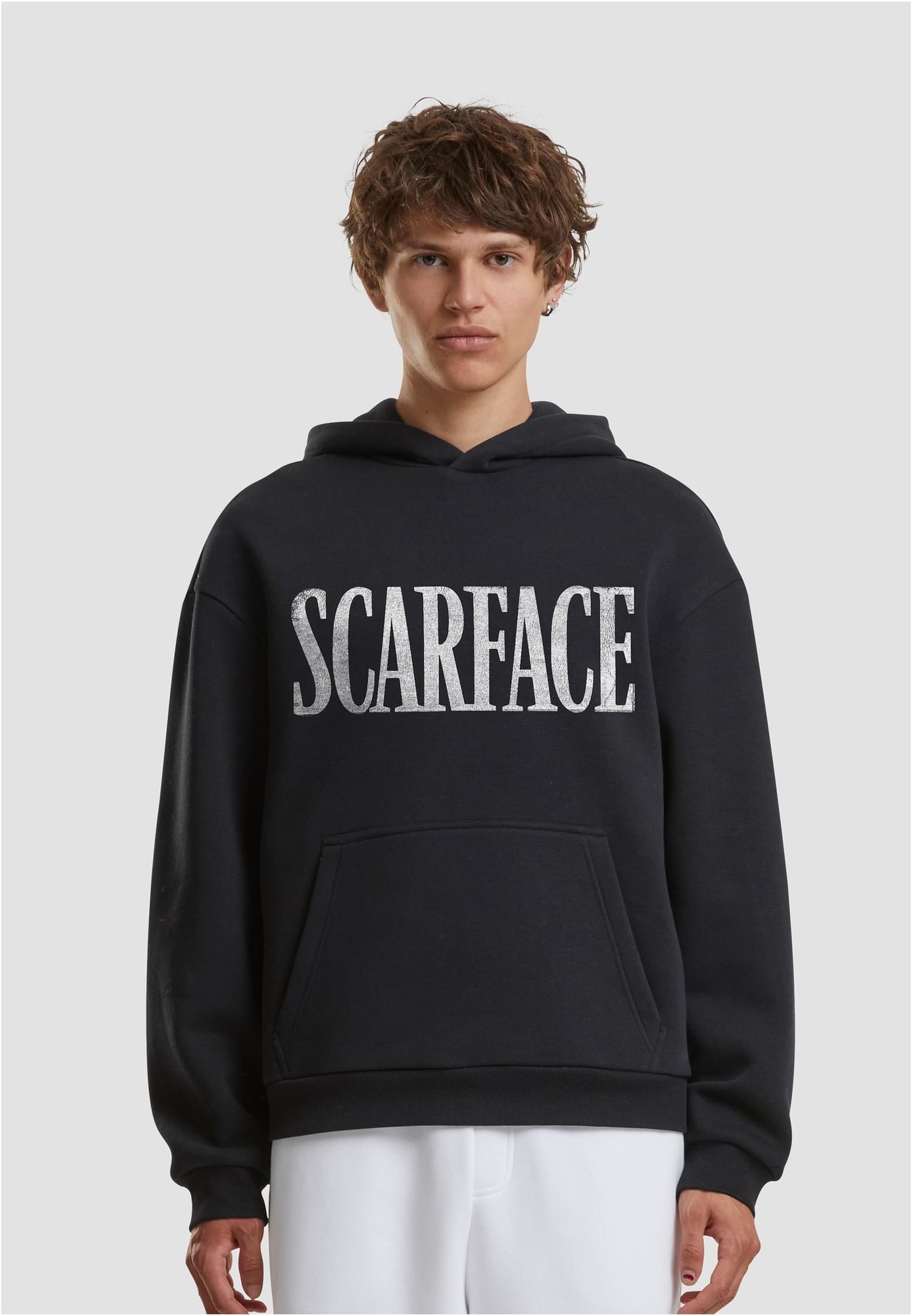 Merchcode Felpa con cappuccio Scarface Logo Fluffy