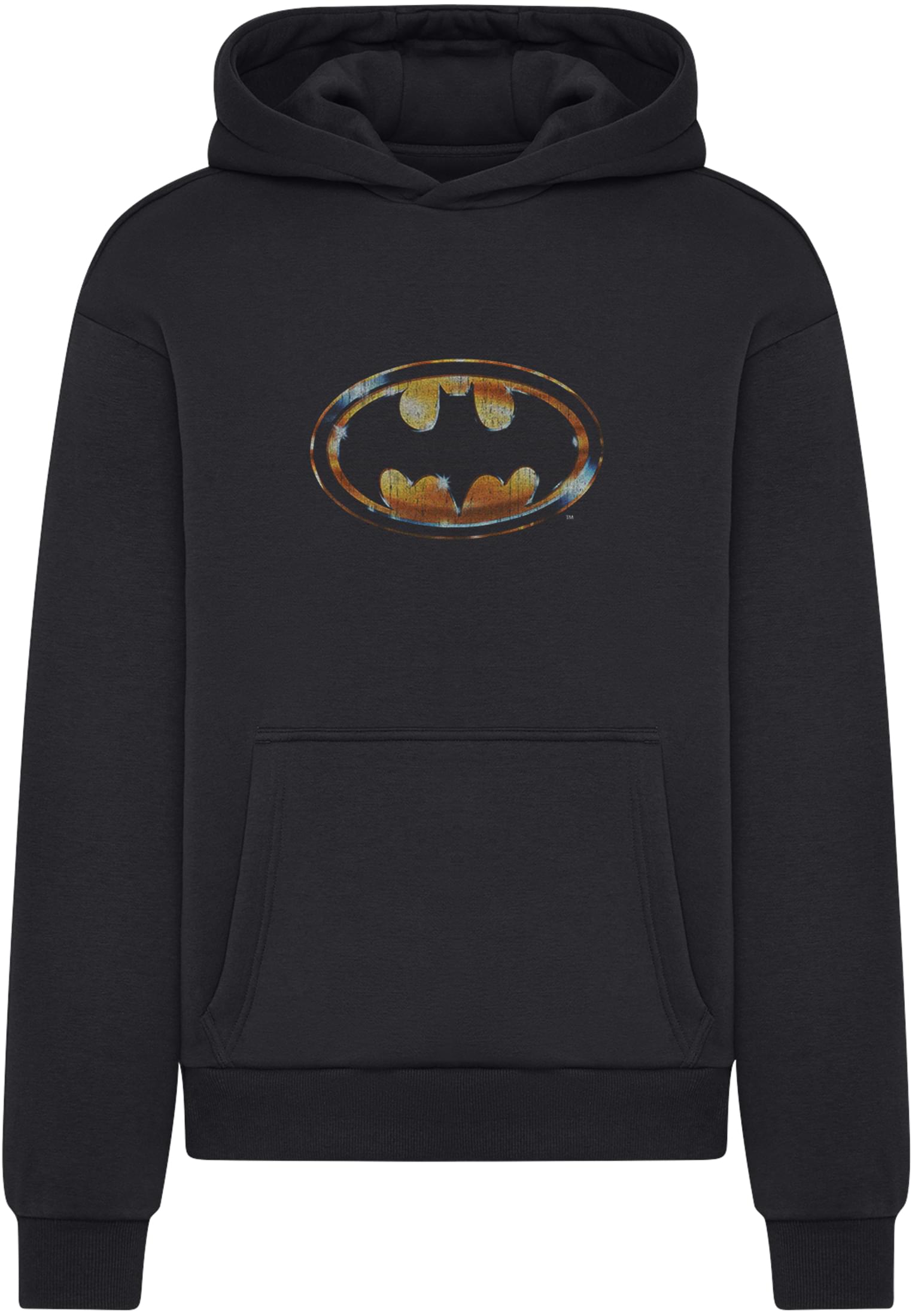 Merchcode Felpa con cappuccio Batman Logo Fluffy