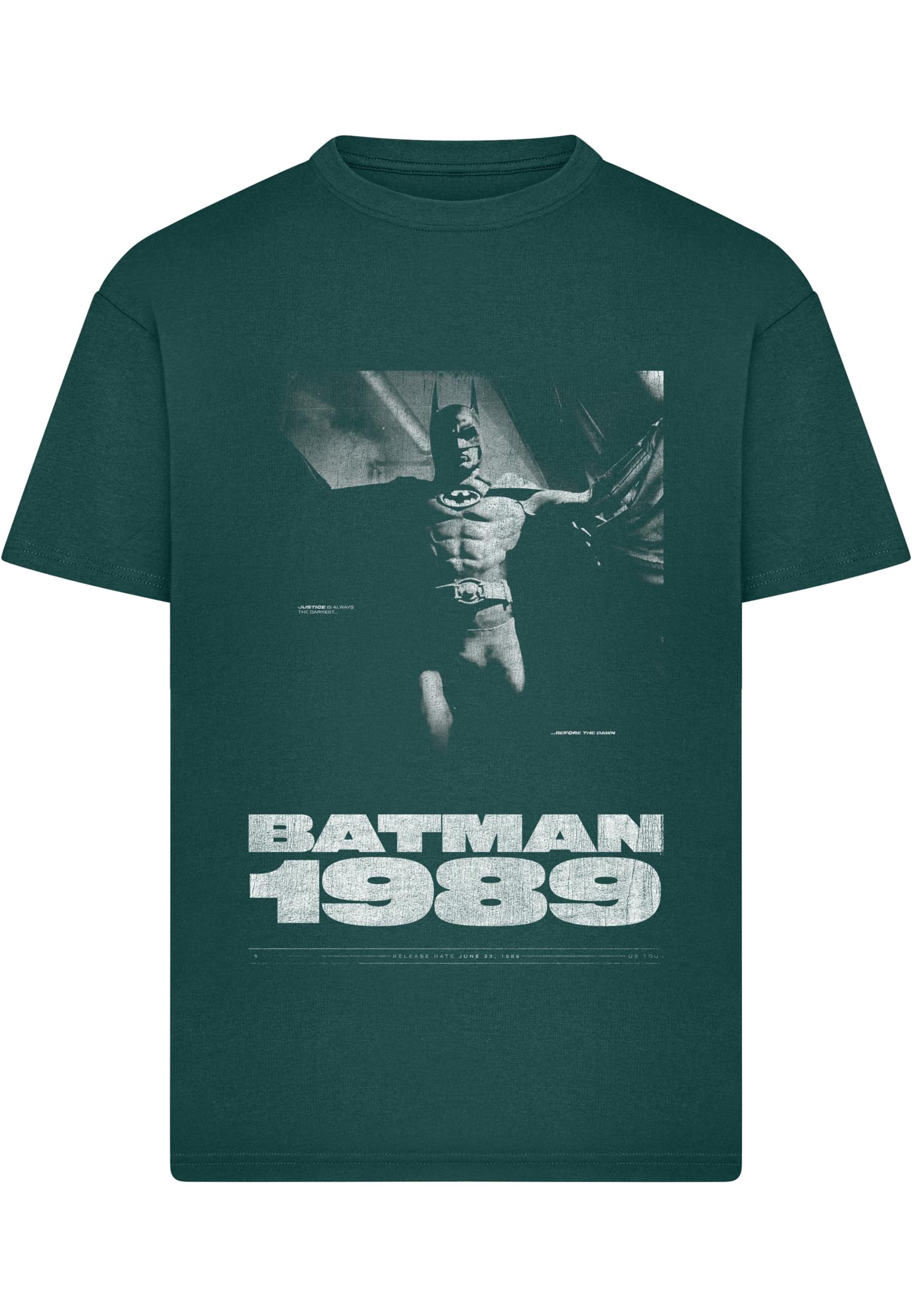 Merchcode Maglietta Batman The Bat Loose bottlegreen