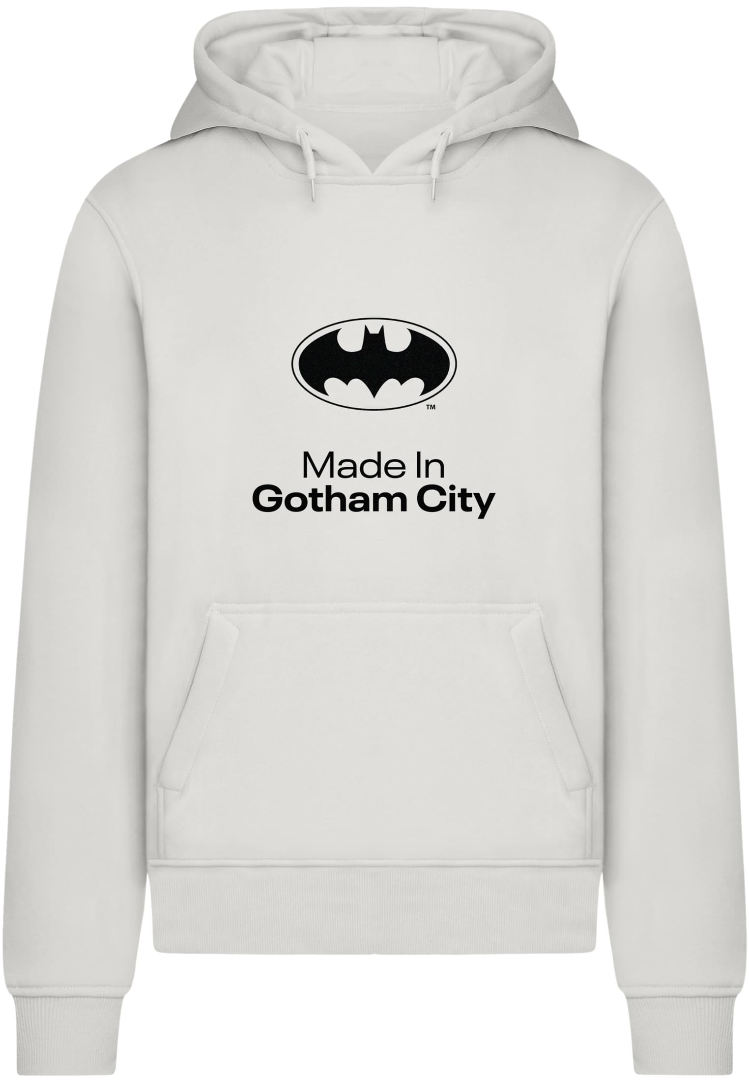 Merchcode Felpa con cappuccio Batman Made in Gotham City lightasphalt