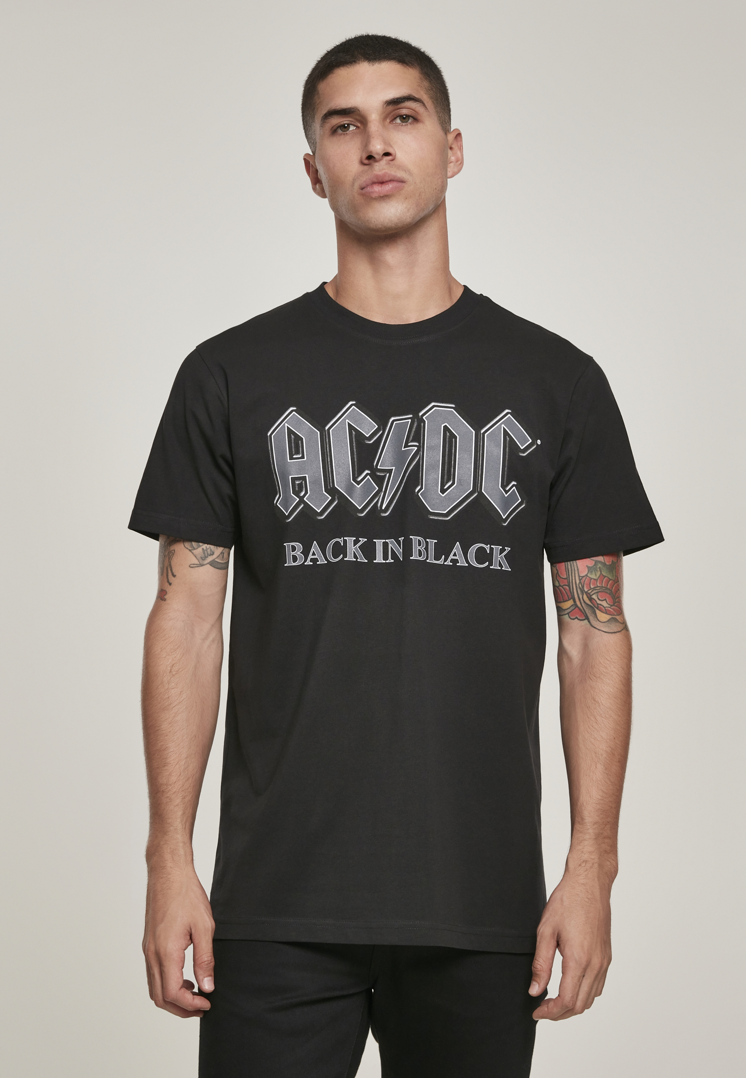 ACDC Back In Black Tee-MC480