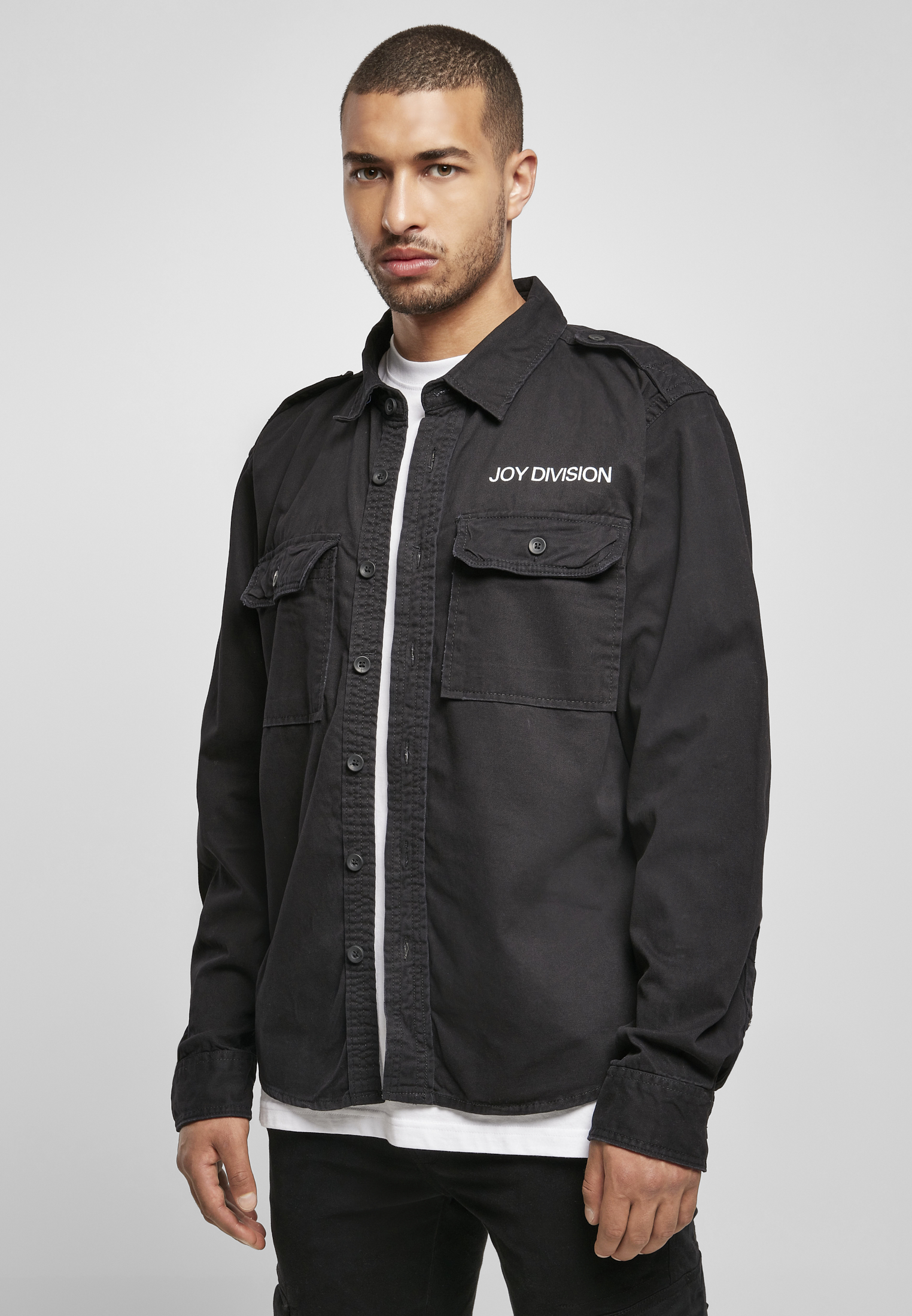 Merchcode Camicia Joy Division Up Vintage Longsleeve