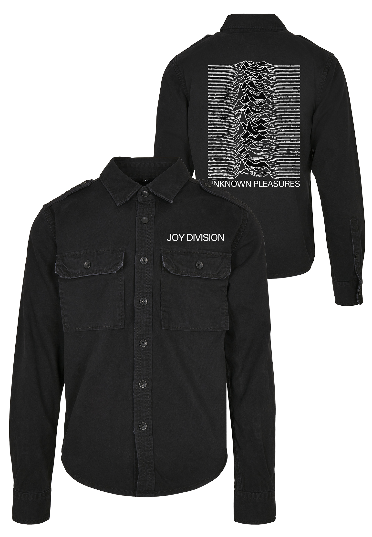Merchcode Camicia Joy Division Up Vintage Longsleeve