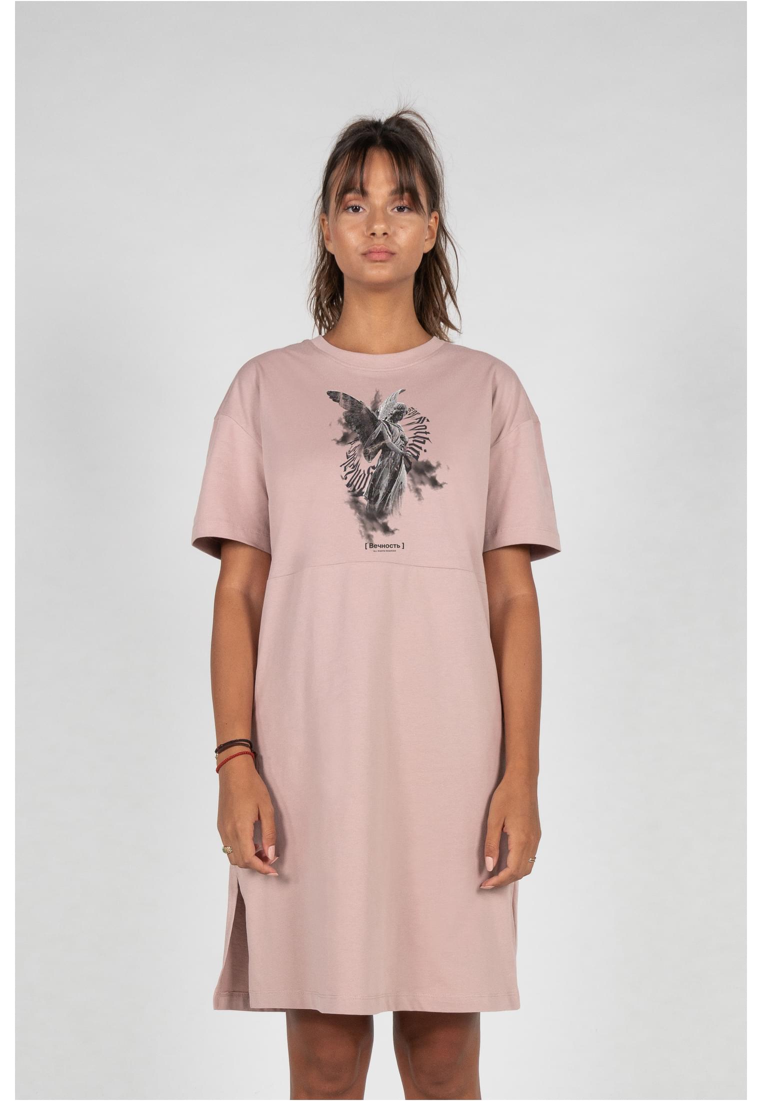 MJ GONZALES Maglietta ANGEL Essentials Oversized Slit duskrose