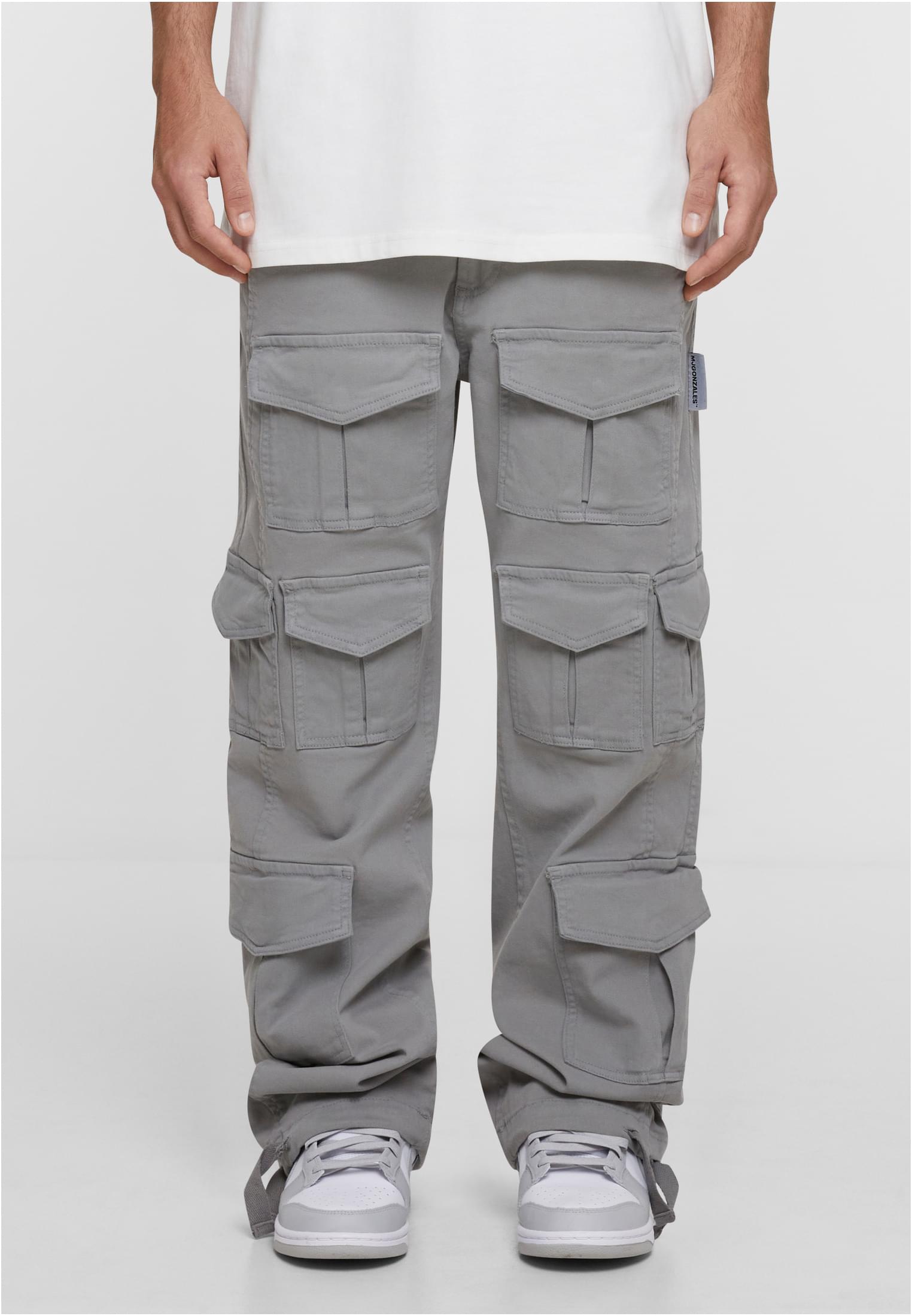 MJ GONZALES Pantaloni MJ Cargo Multi Pocket greycatbird