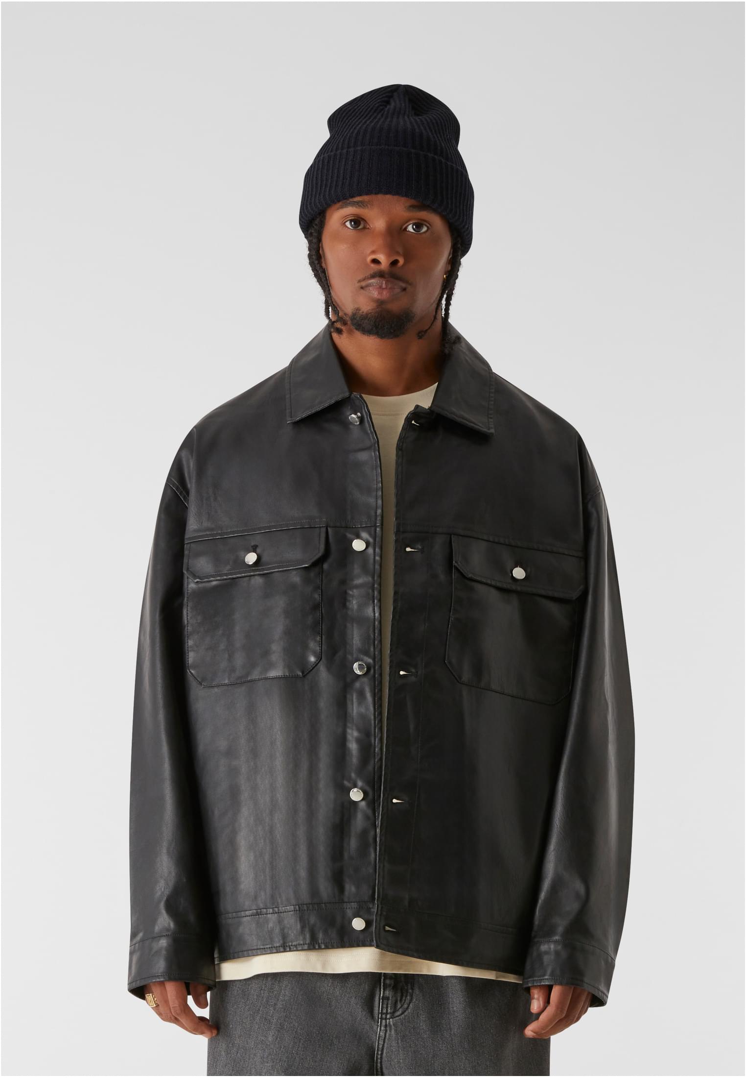MJ GONZALES Giacca MJG IMITATION LEATHER