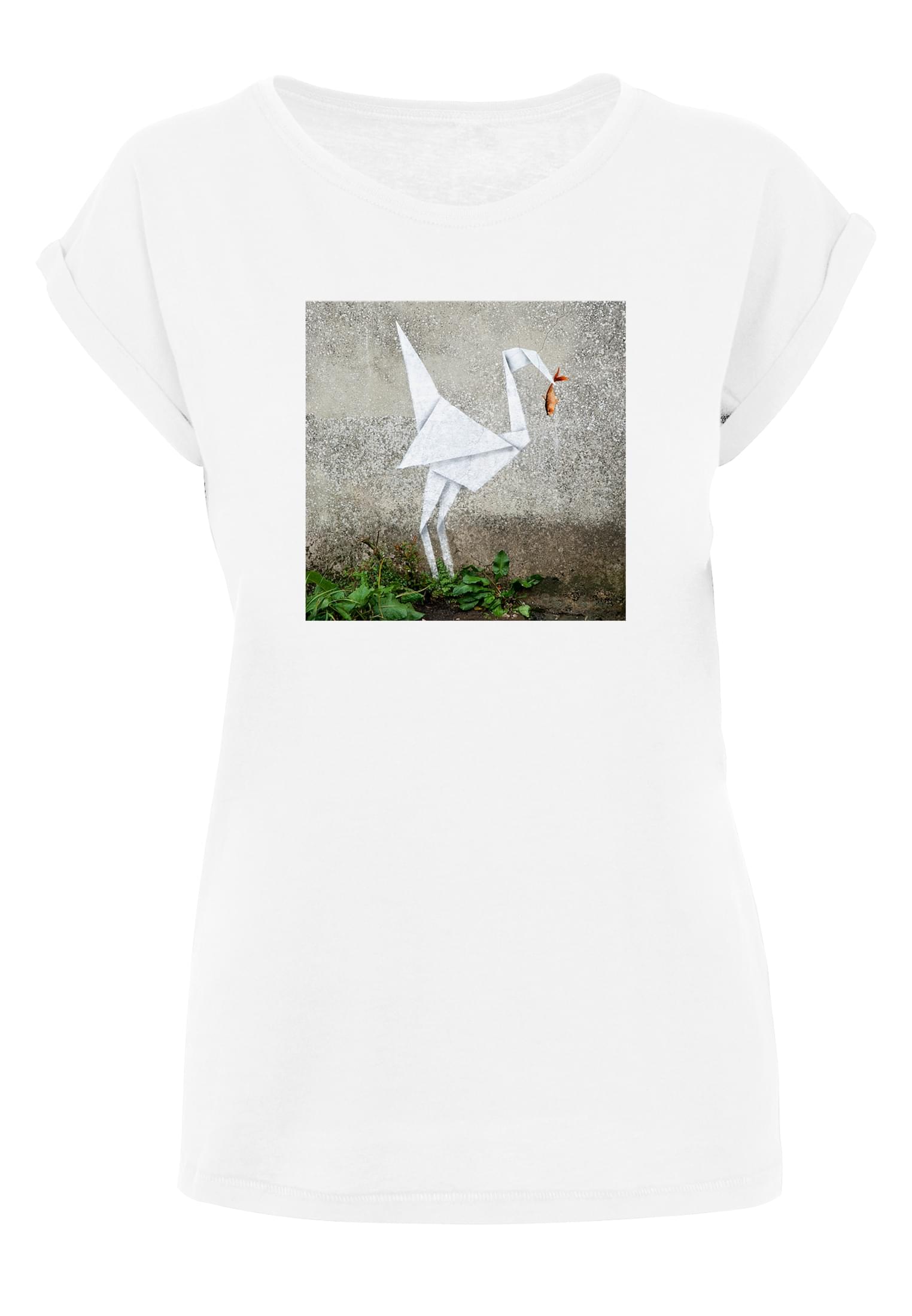 Merchcode Ladies Maglietta Origami Bird