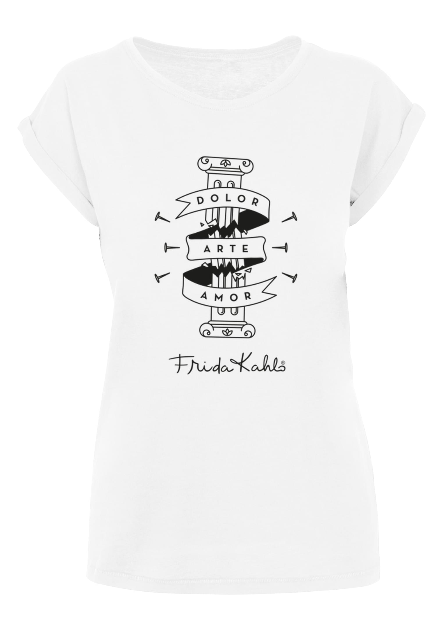 Merchcode Ladies Maglietta Frida Kahlo Dolor Arte Amor