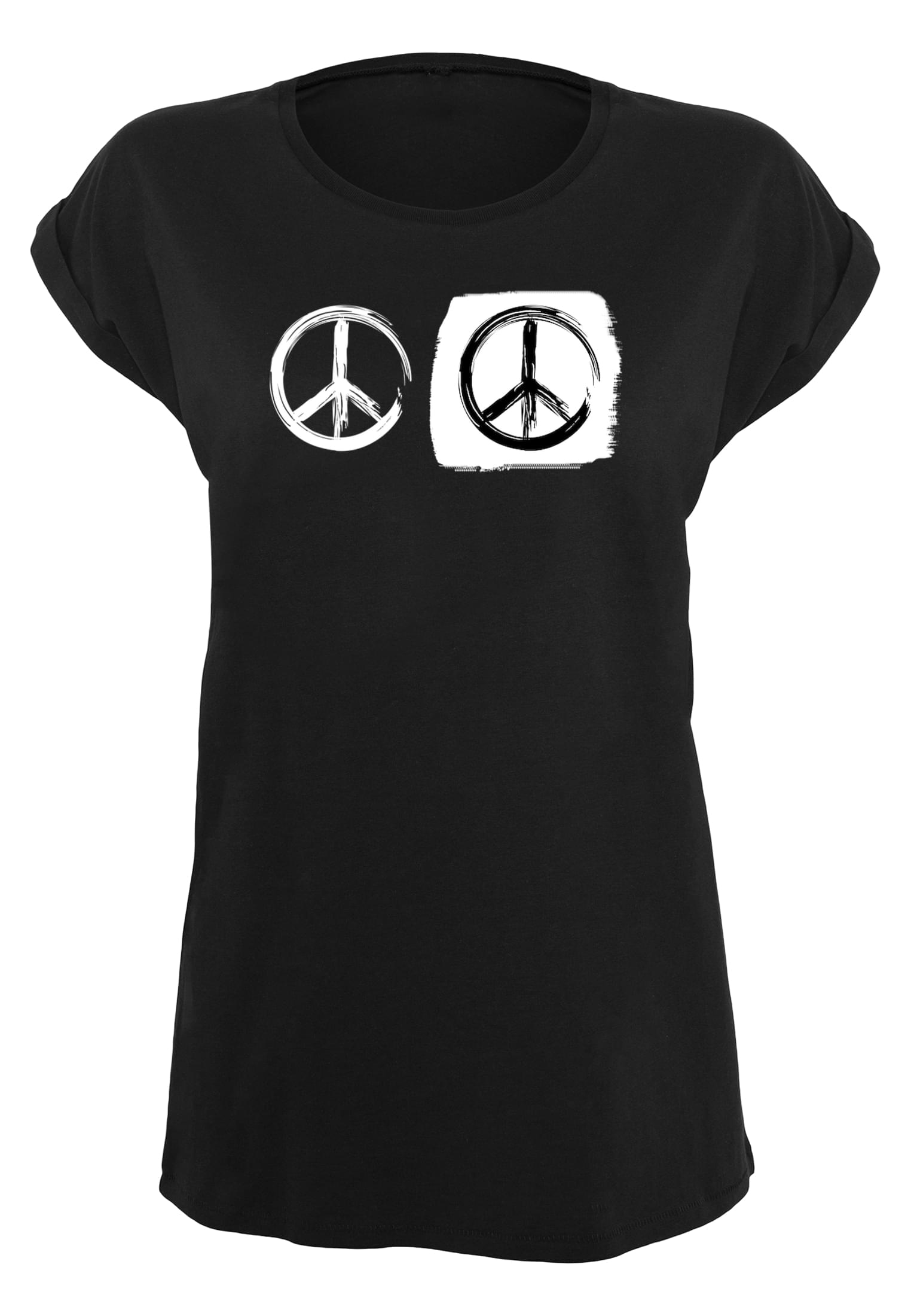 Merchcode Ladies Maglietta Peace Double Peace Basic