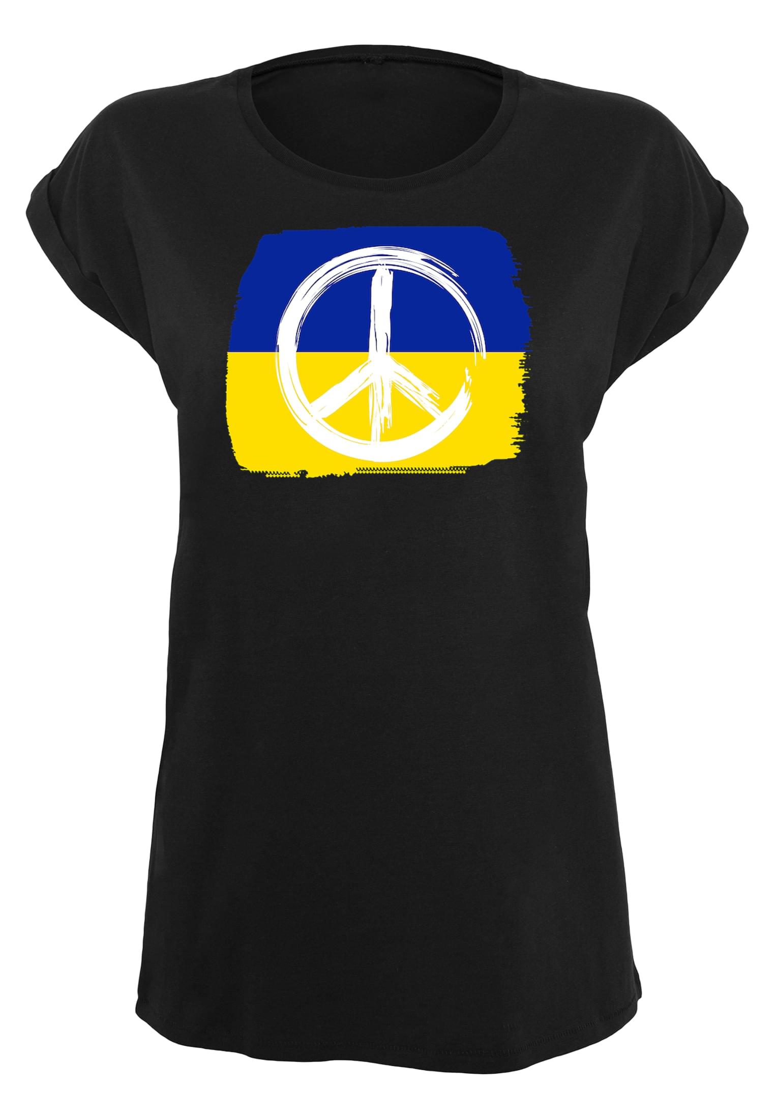 Merchcode Ladies Maglietta Peace Flag Peace Basic